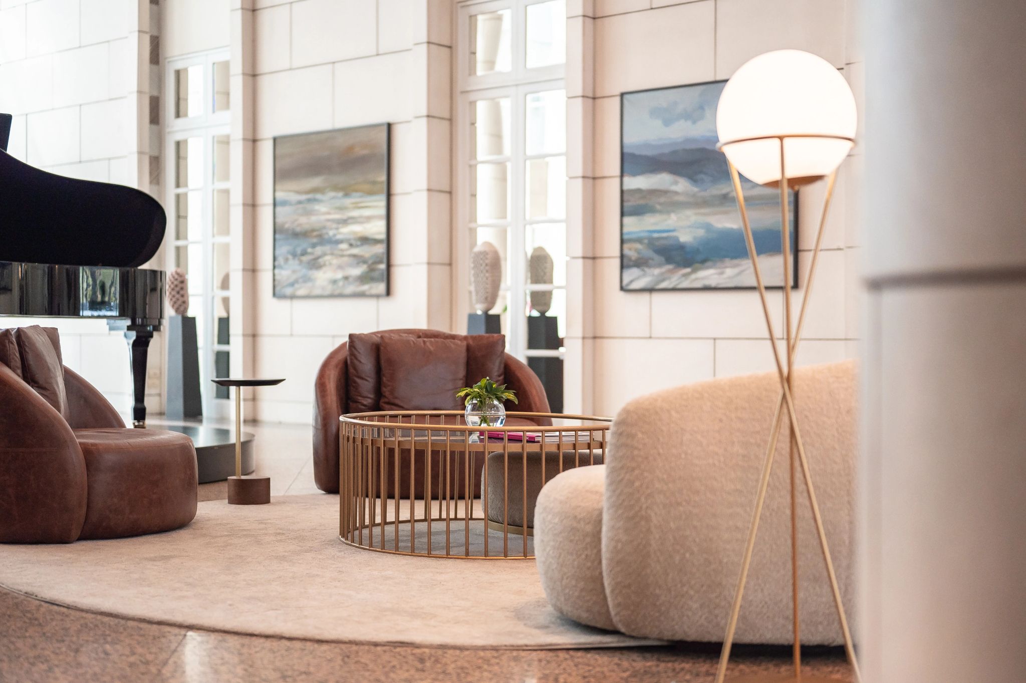 lounge moderno - lounge de hotel - design de luxo