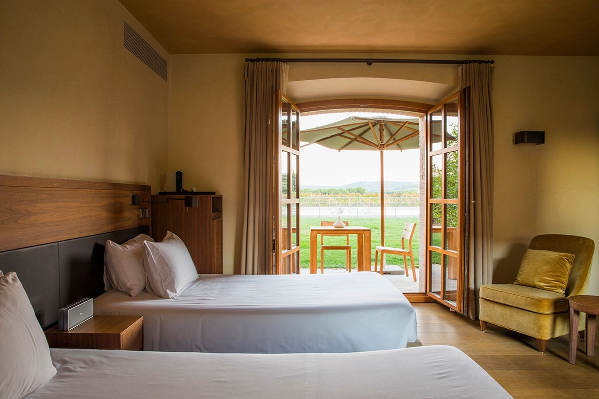 quarto de luxo - cama twin - vista panoramica