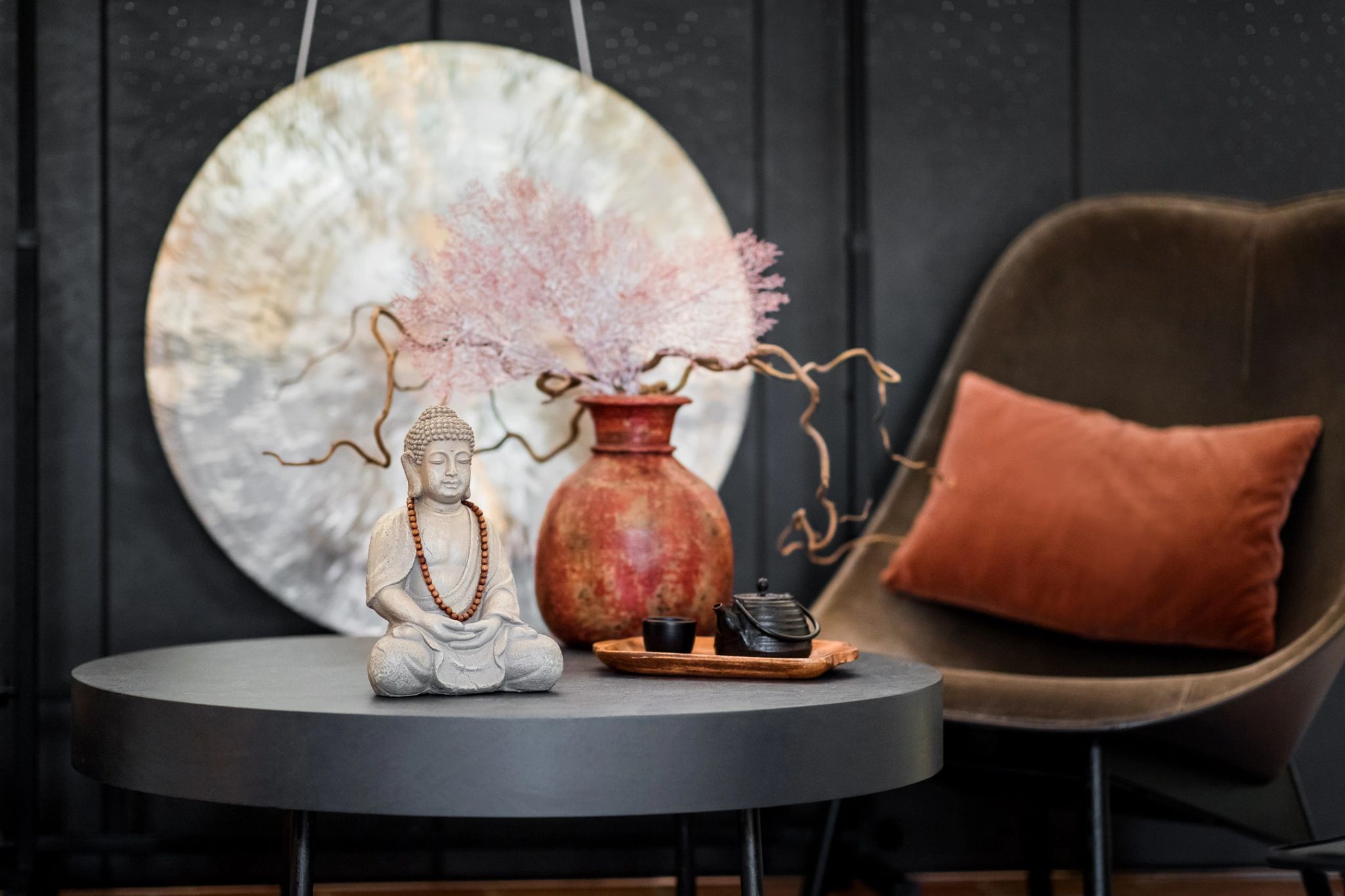 Spa do hotel decoraçao do spa – area de espera - recepçao do spa