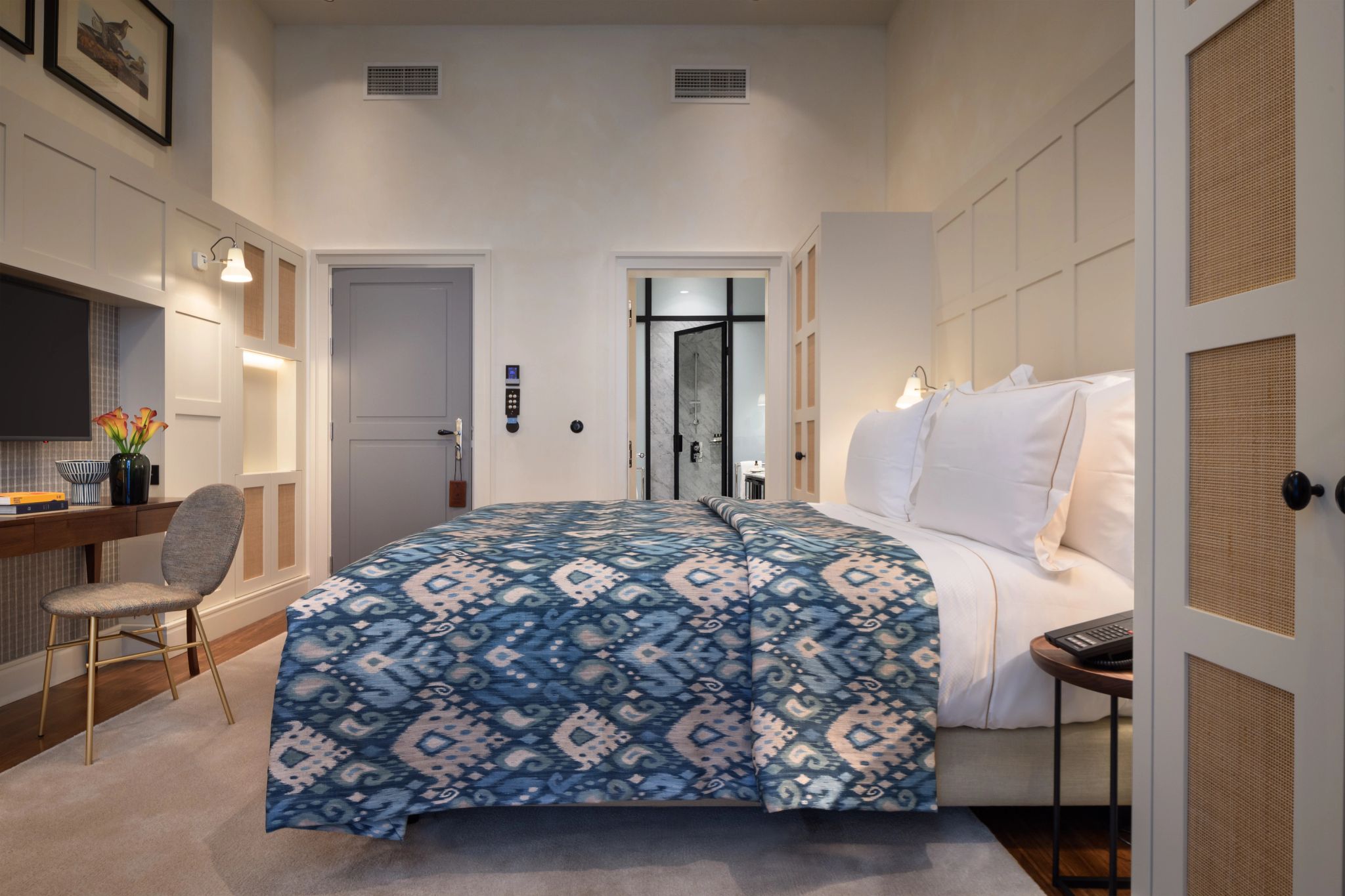 Classic Chiado Queen cama de casal – quarto de luxo – decoracao do hotel