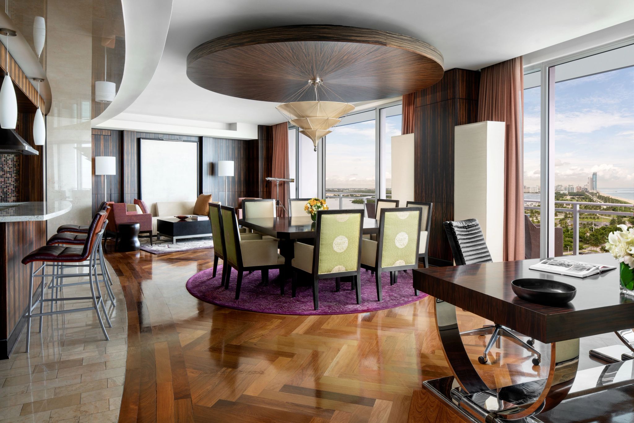 sala de jantar - suite presidencial - suite espaçosa