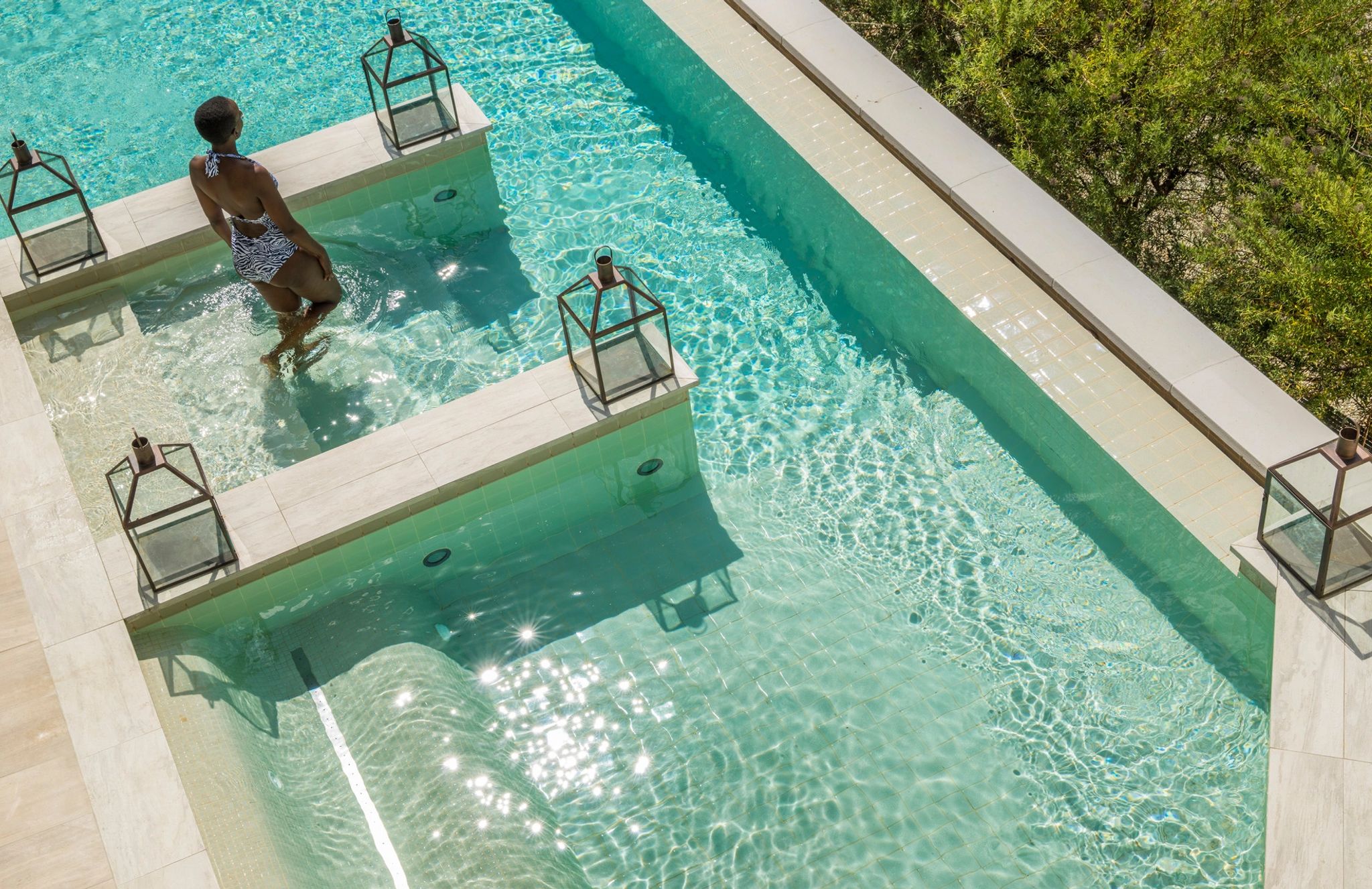 Piscina spa com piscina – spa