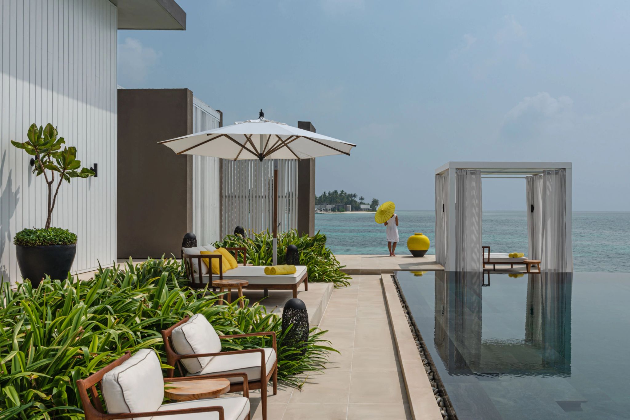 The Cheval Blanc Spa area externa spa – vista panoramica  - vista mar