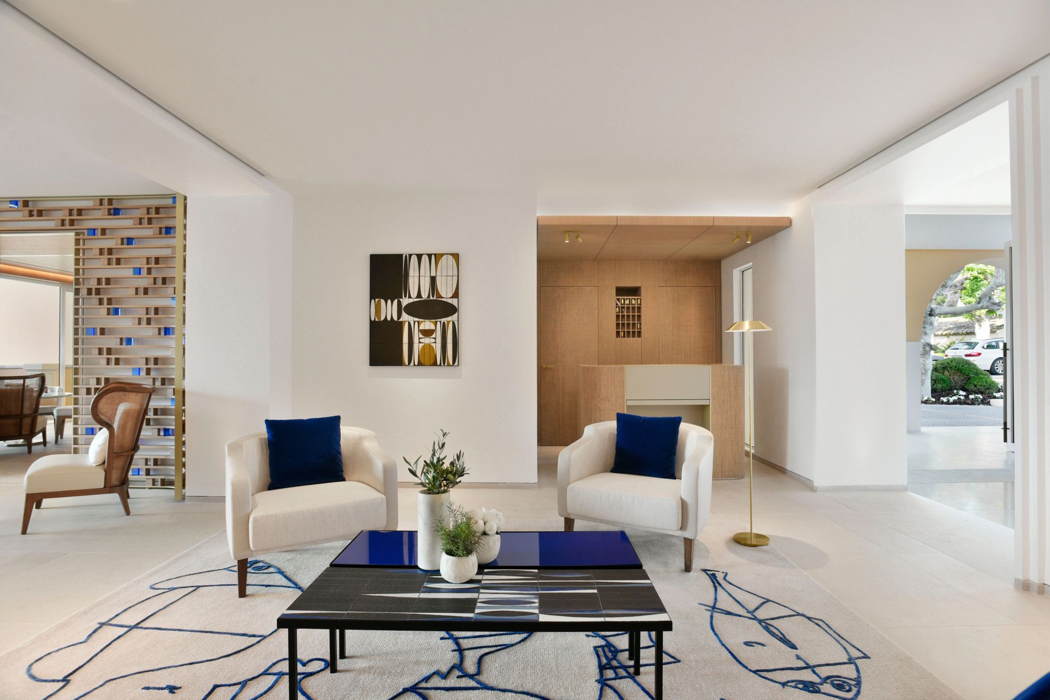 Lobby do hotel  recepçao de luxo - recepçao de hotel - decoraçao moderna