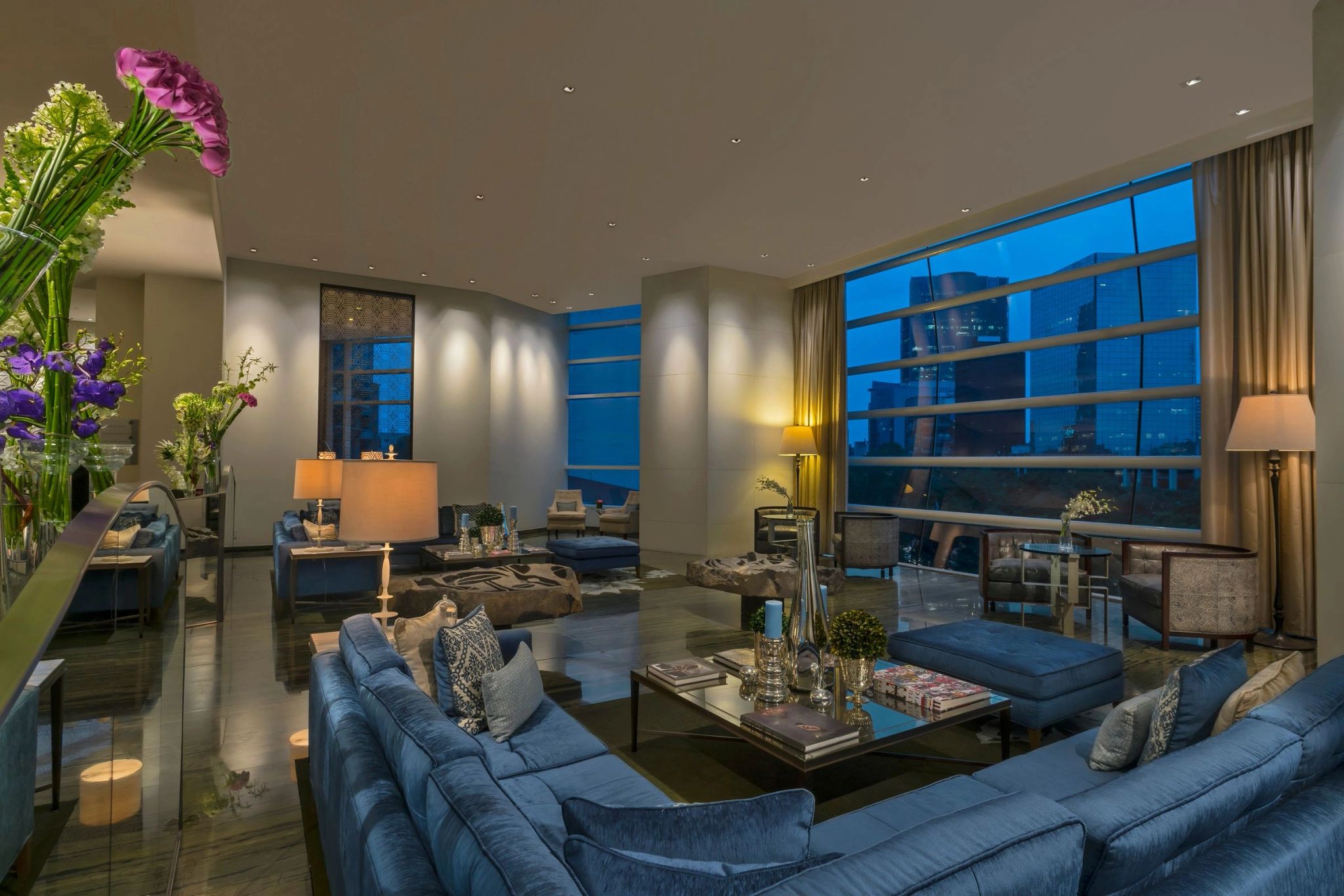 sala de estar – sala com vista – design de luxo – st regis mexico city  