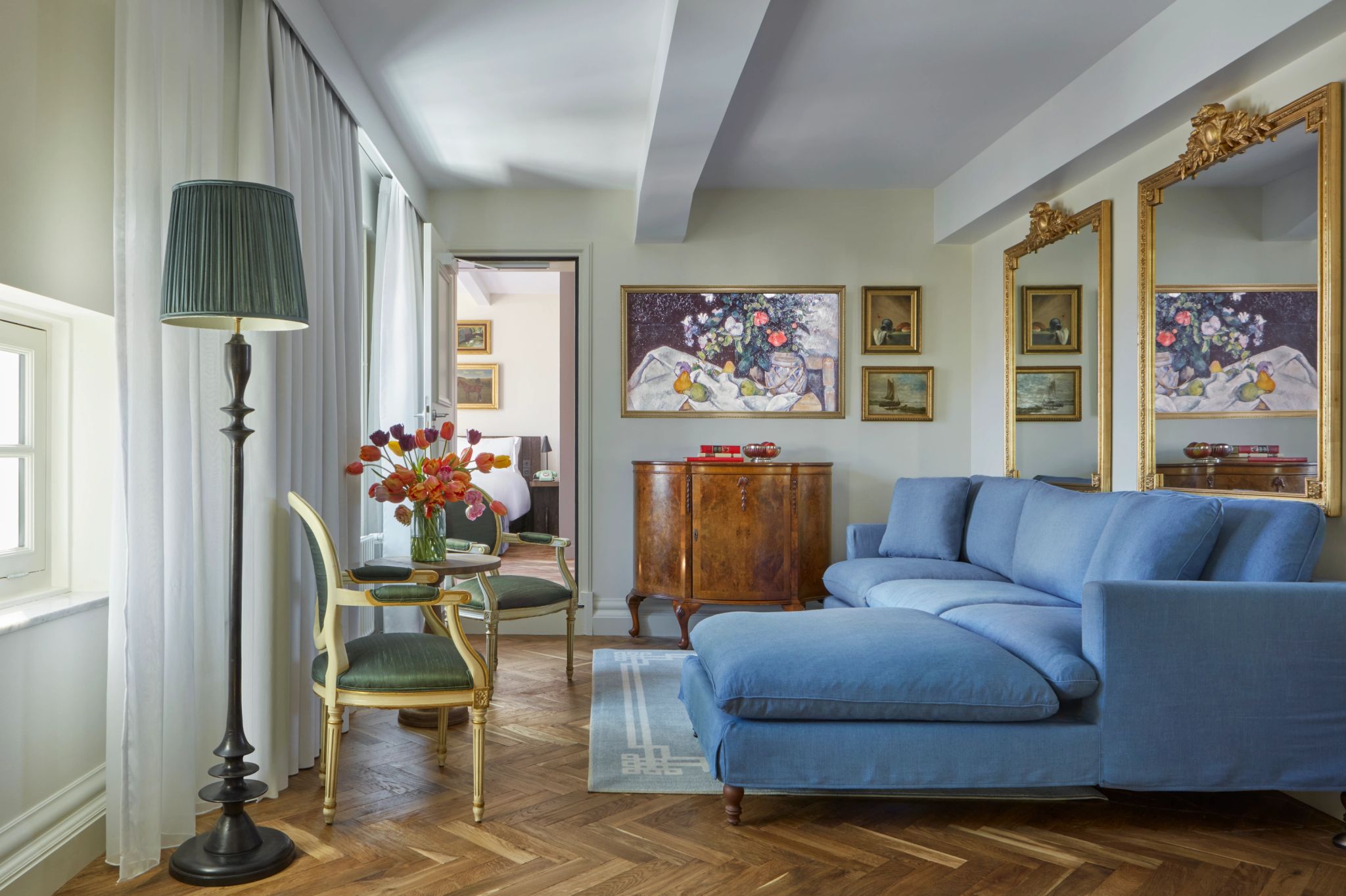 suite premium - sala de estar - decoracao de luxo