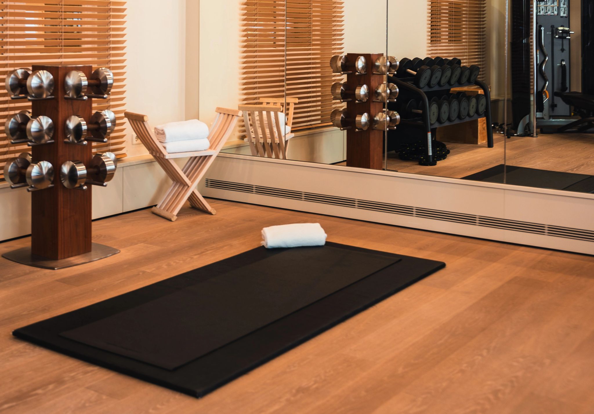 Spa academia moderna - fitness de luxo - bem-estar e saude