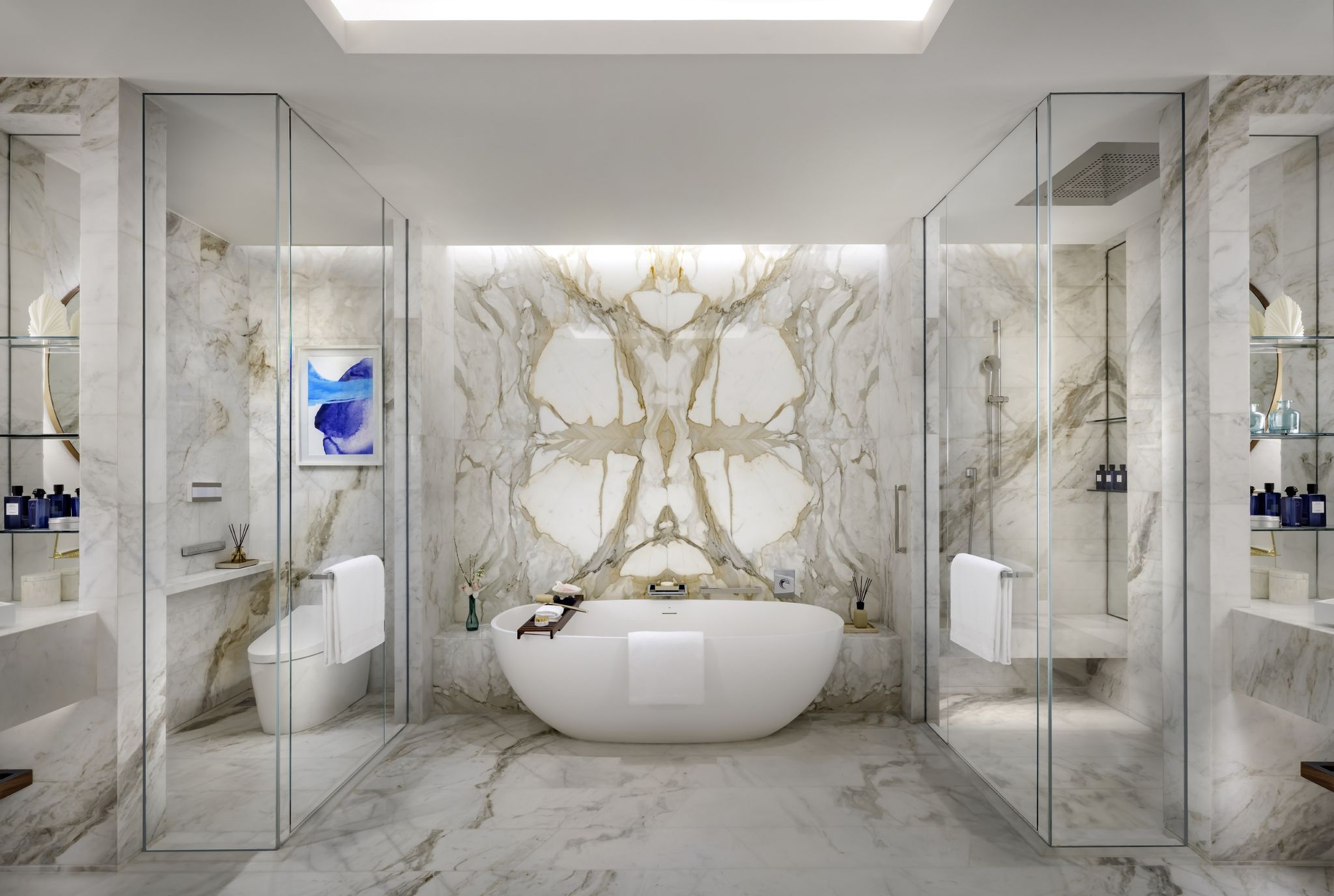 banheiro da suite – banheiro skyscape penthouse – banheiro moderno