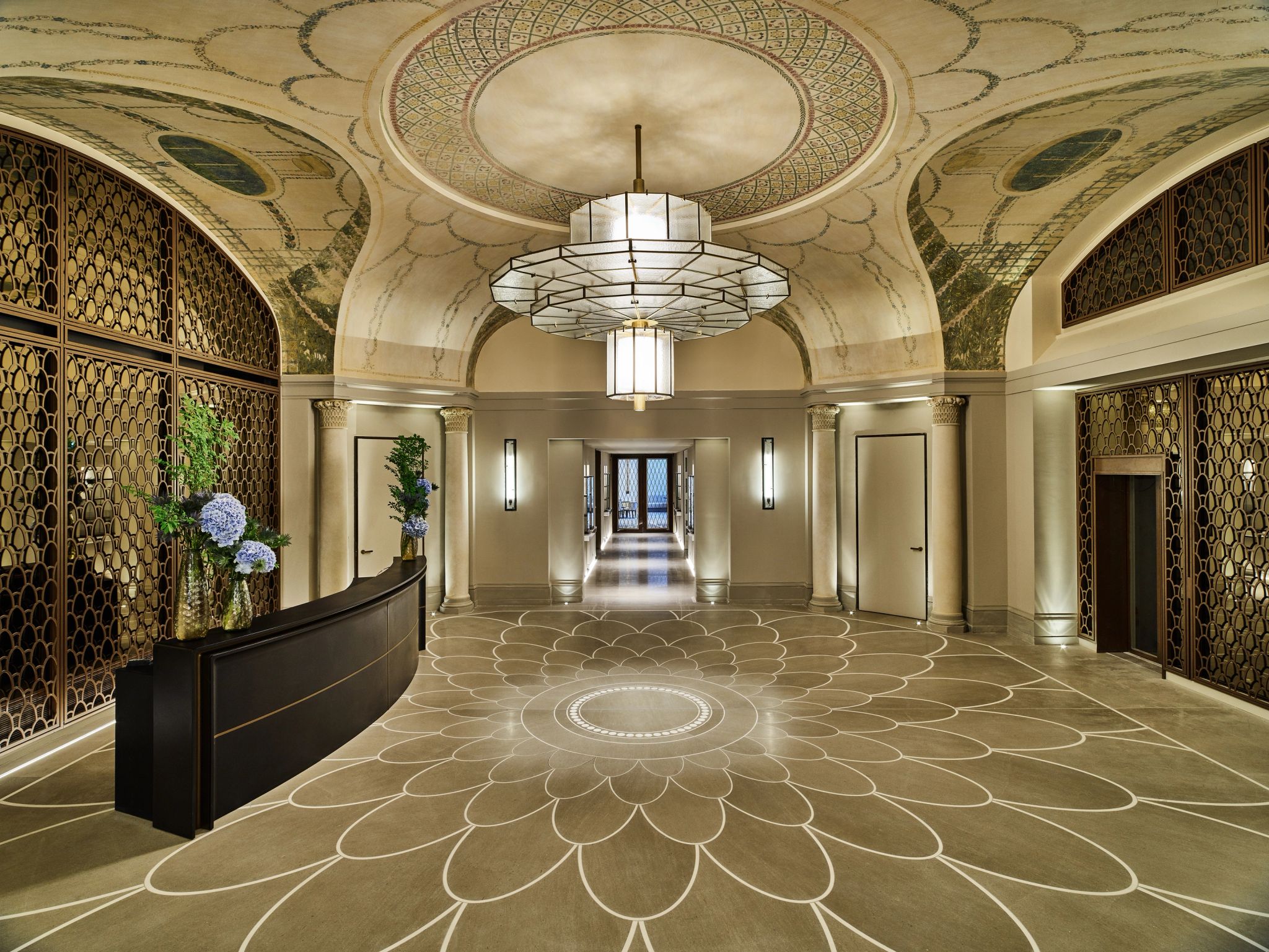 lobby de luxo - recepçao hotel - entrada do hotel