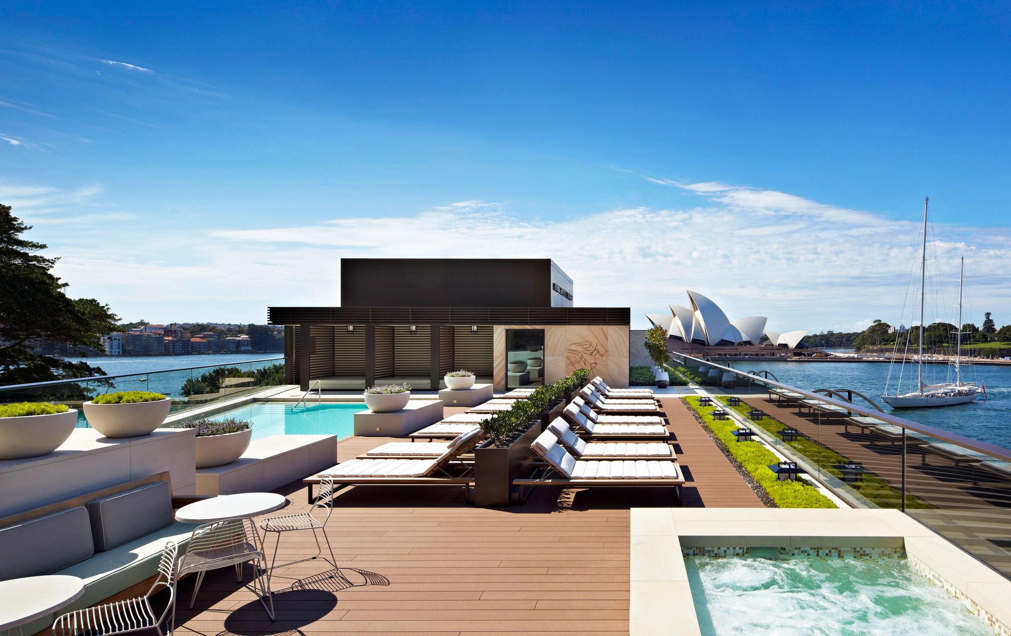 Piscina piscina de luxo – porto de sydney – opera house