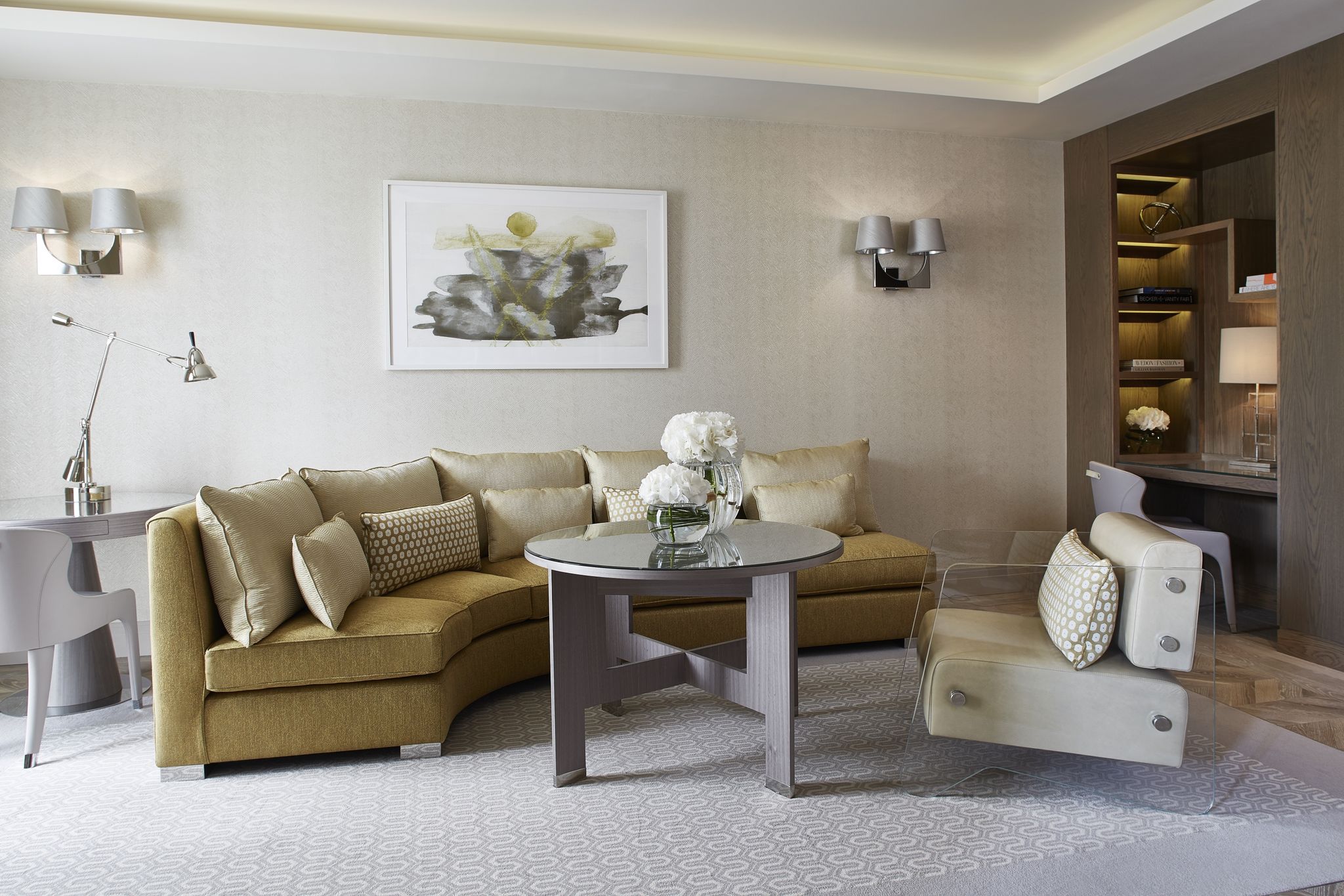 sala privativa – sala da suite - decoração moderna