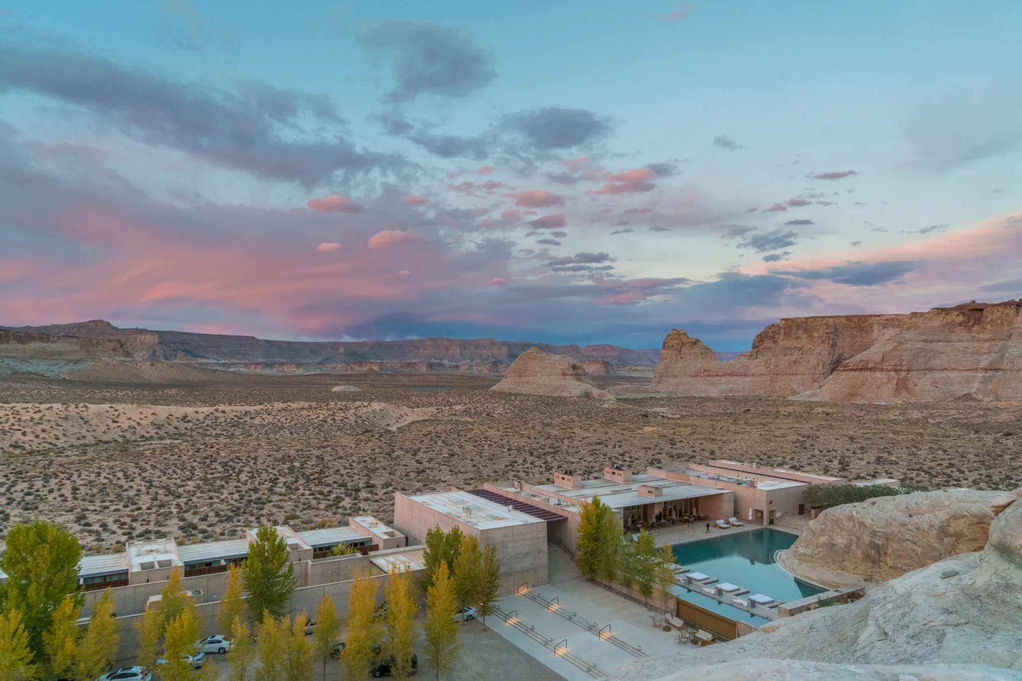 hotel no deserto - deserto em utah - paisagem natural - destino de natureza