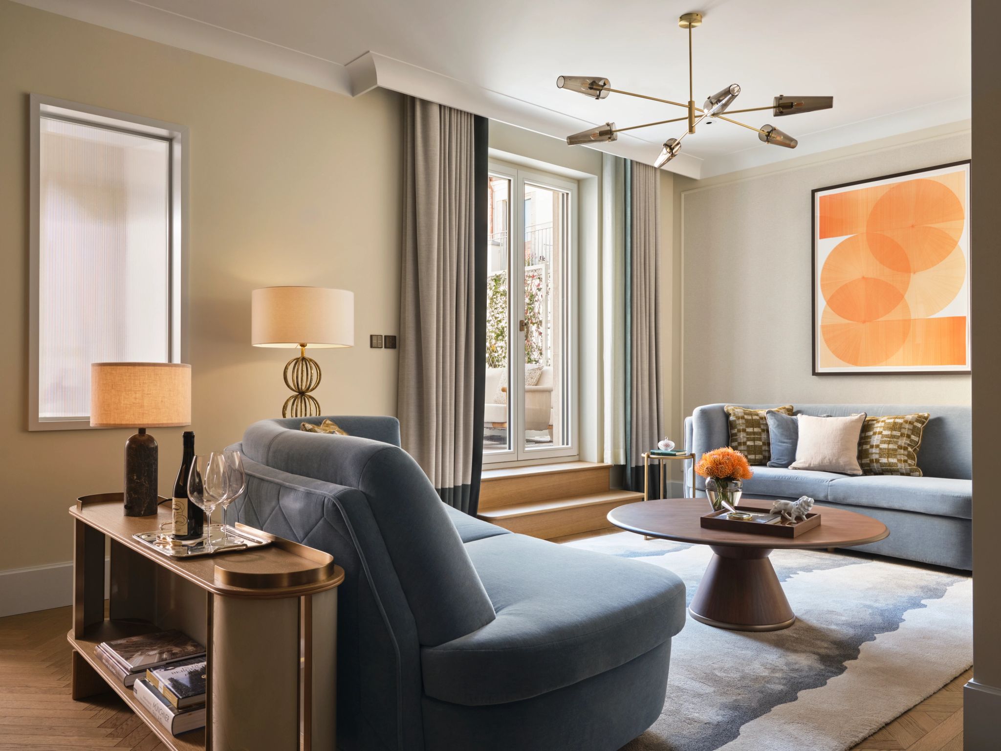 Prinzregent Luitpold House sala de estar - sala chique - sala moderna