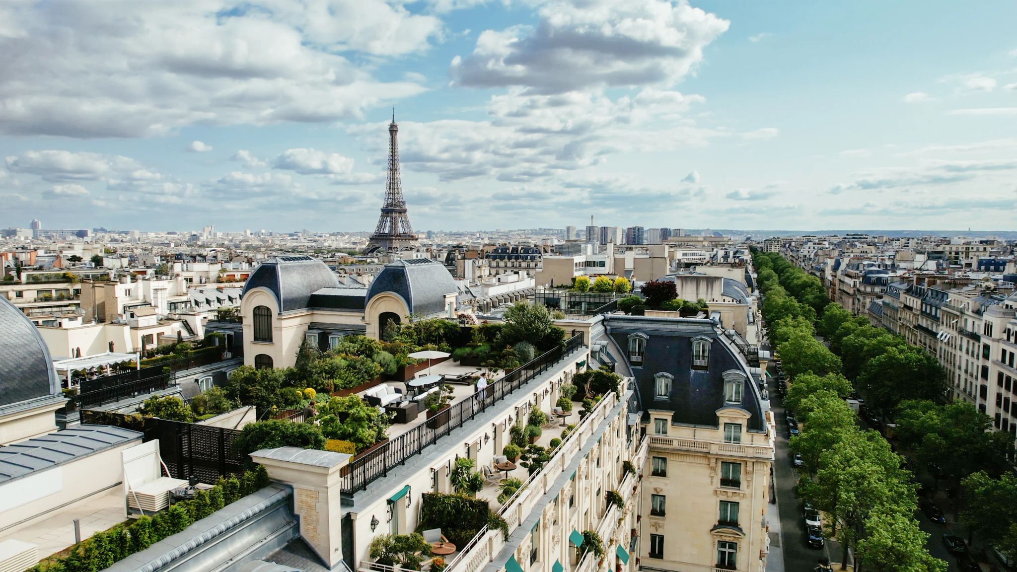 vista panoramica paris - the peninsula paris - hotel em paris