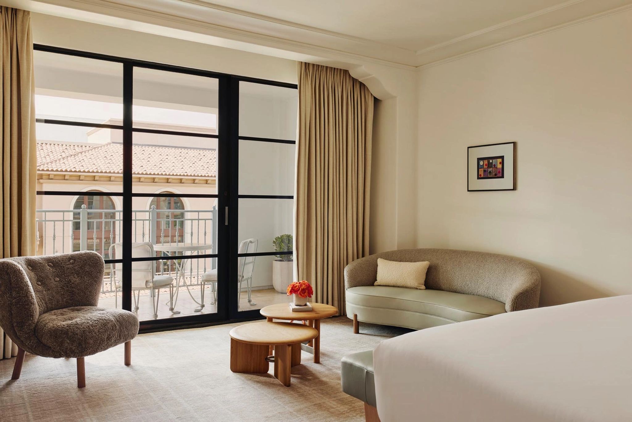 Terrace quarto com terraço - quarto amplo – area de estar