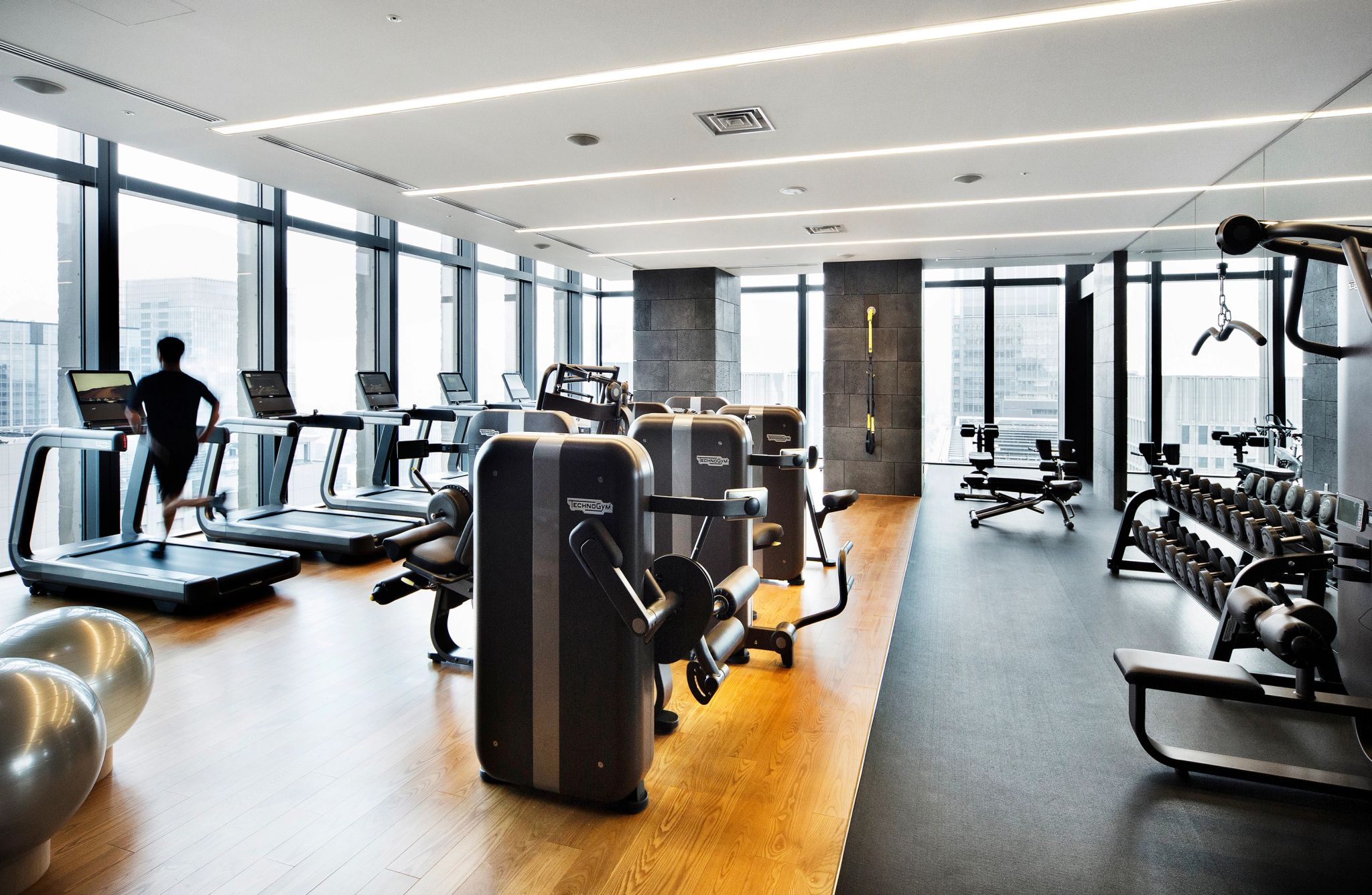 fitness centre - espaço fitness - academia - academia de luxo - academia com personal