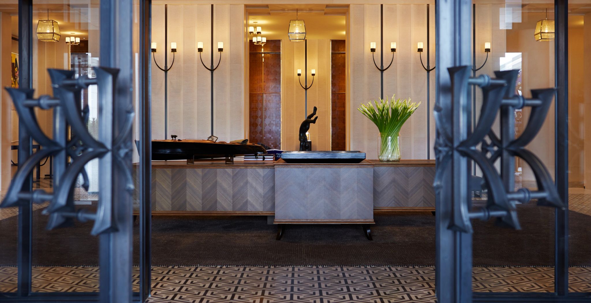 Lobby Rosewood Hong Kong recepçao hotel – decoraçao de luxo – area interna hote