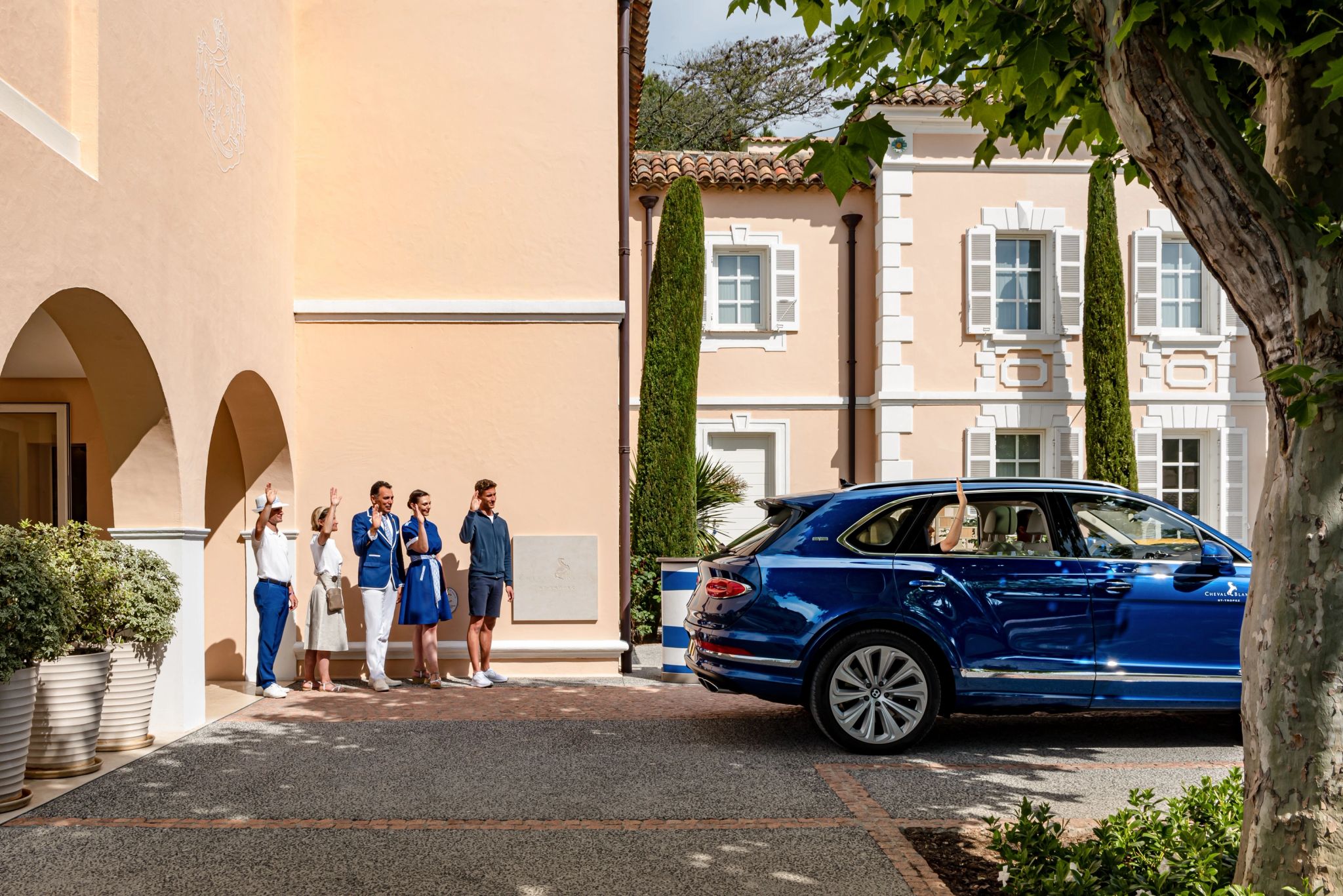 Entrada do Cheval Blanc St Tropez serviço de hotel – hotel 5 estrelas – hotel chique