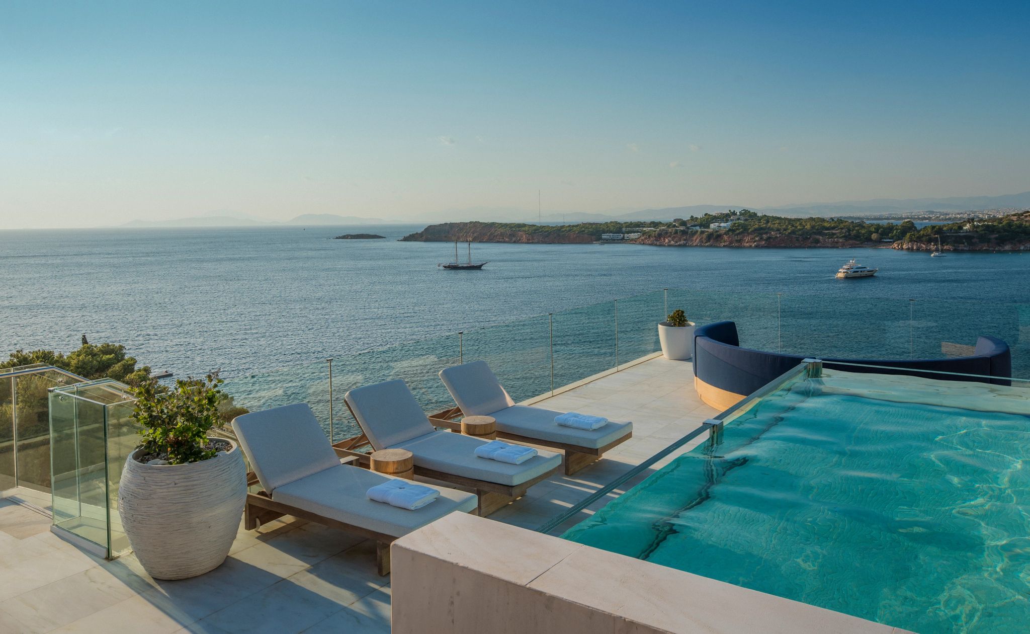 Arion Presidential Suite piscina frente mar - piscina externa - piscina privativa