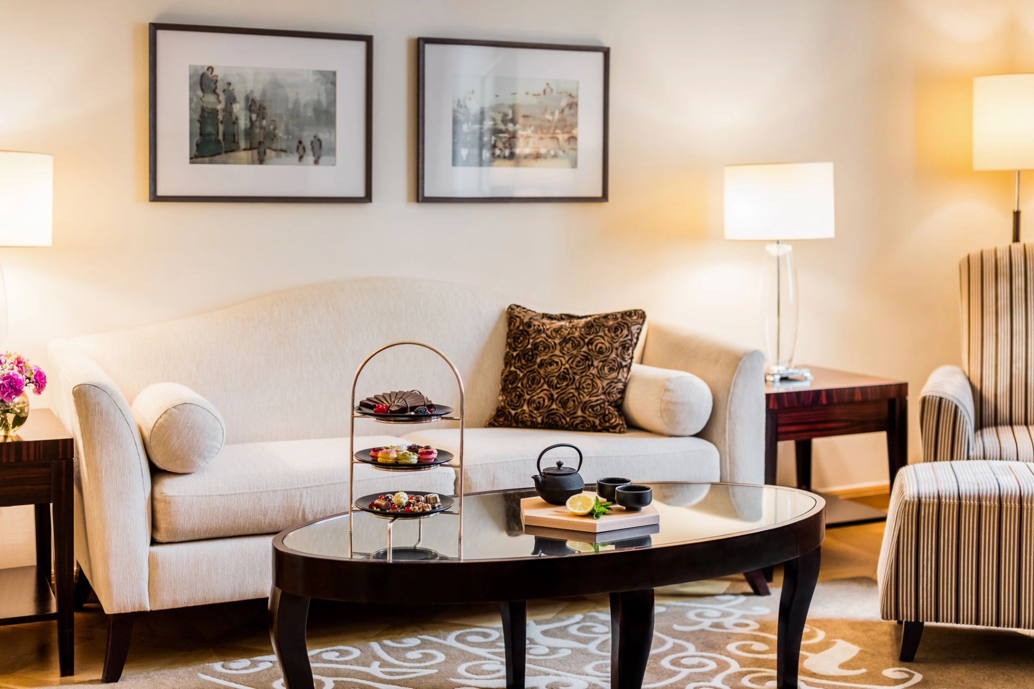 Deluxe Suite sala de estar – area de estar – suite de luxo