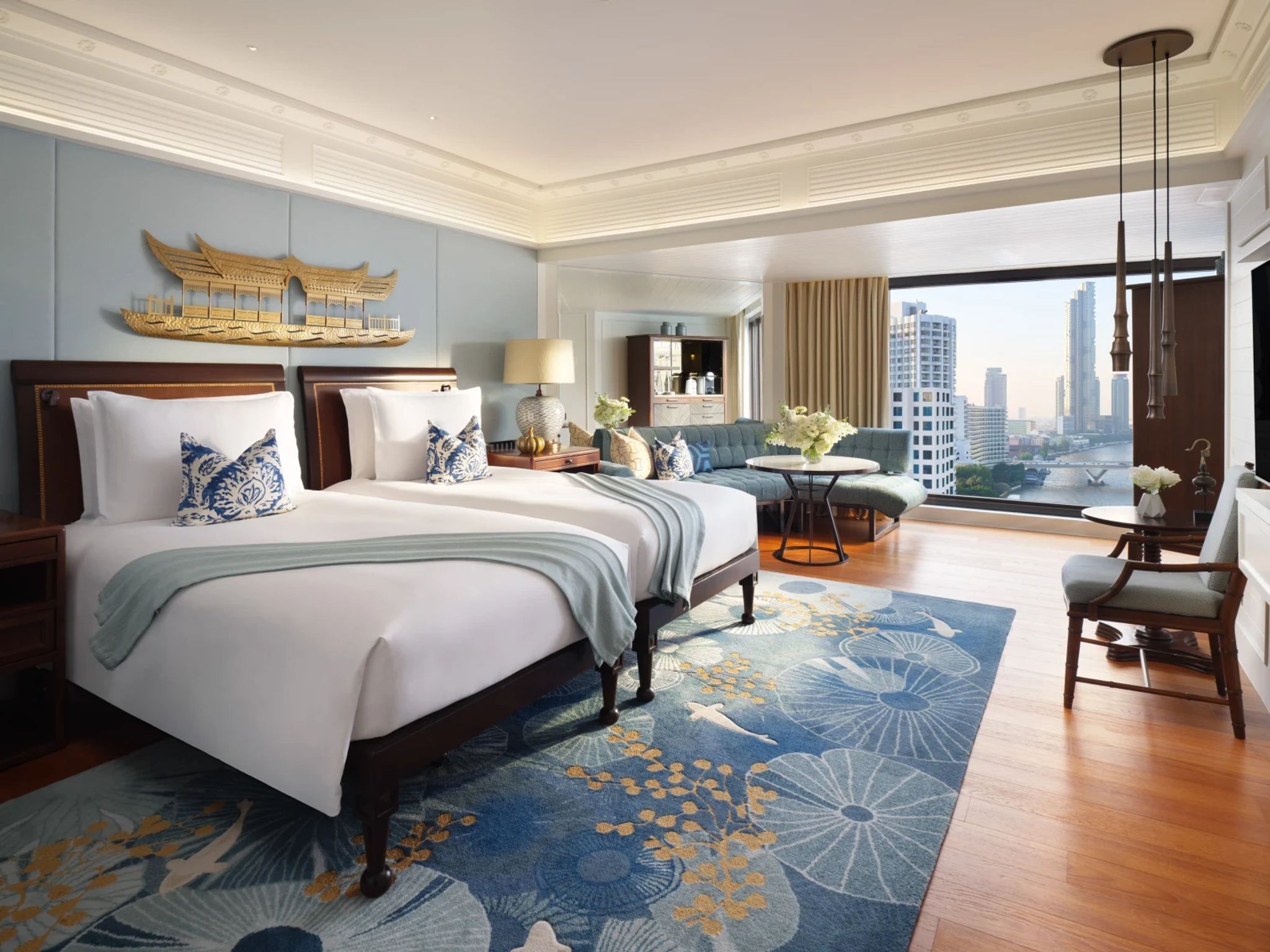 Deluxe Premier Connecting Room cama king-size - quarto conectante - vista rio