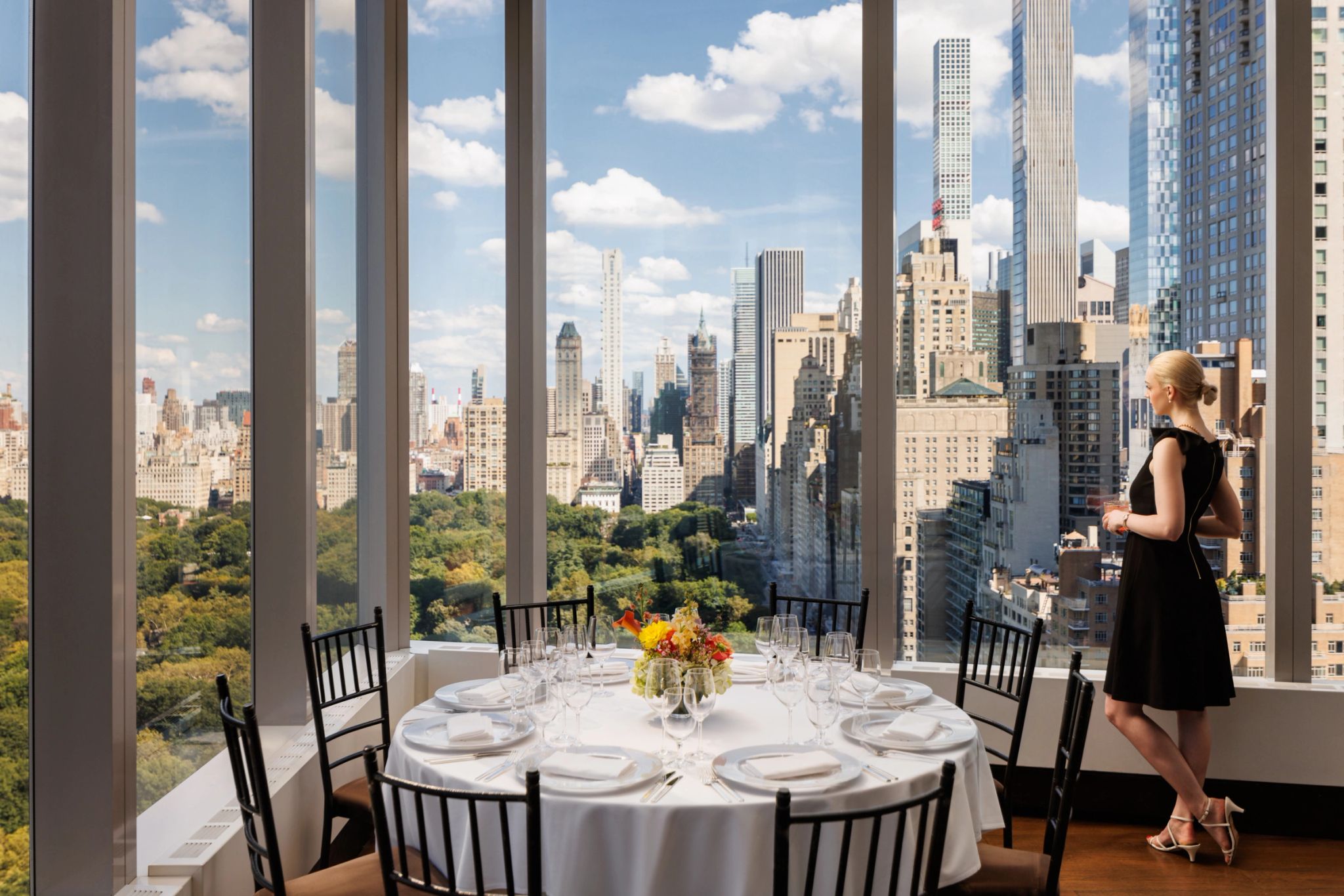 vista panoramica new york - almoço vista nova york - area gourmet