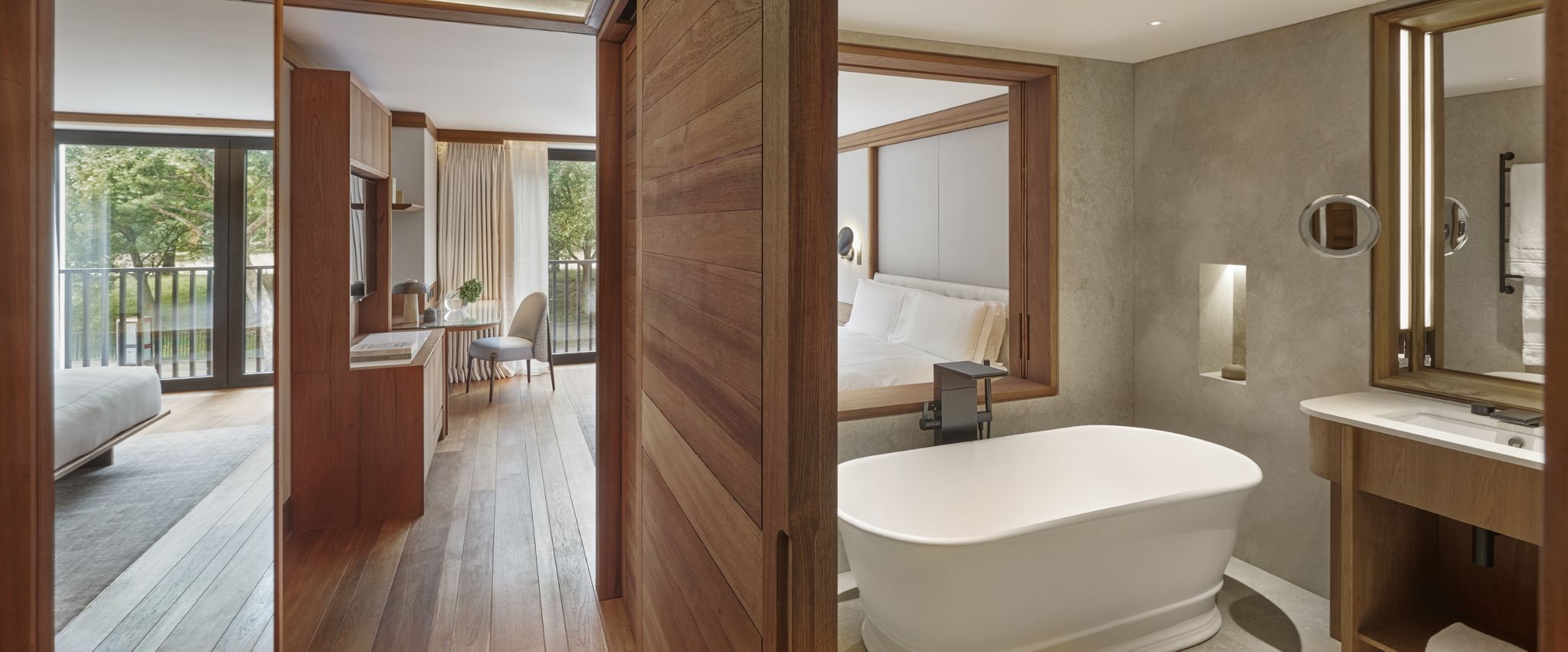 banheiro com banheira – banheiro moderno – banheiro com vista