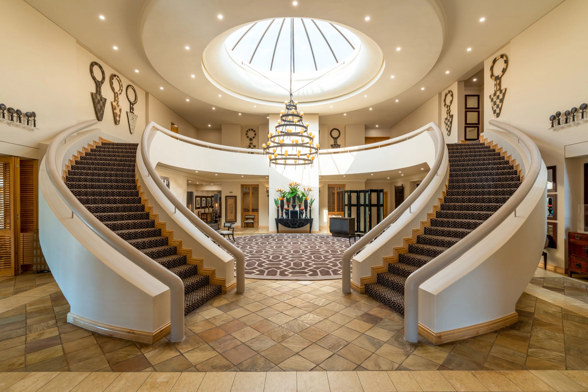 Saxon Hotel, Villas and Spa lobby hotel - saguao hotel - hotel luxo africa