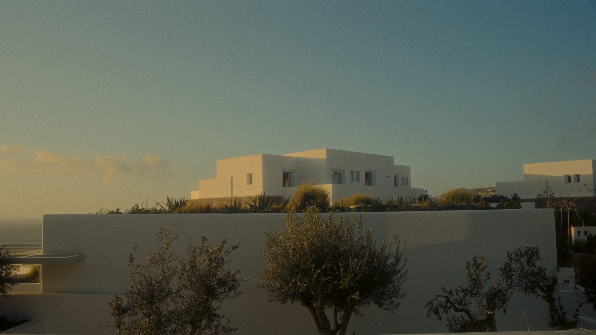 area externa do hotel - grecia - mikonos