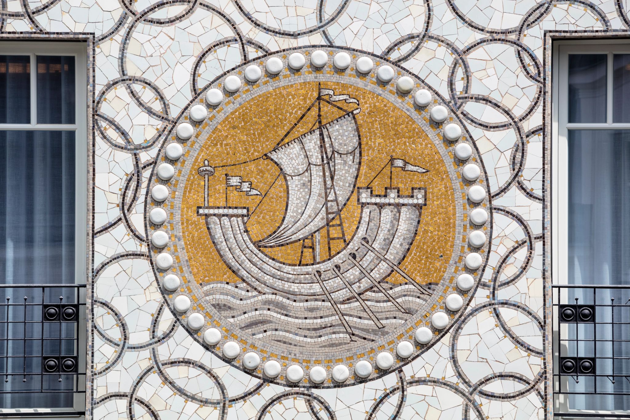 Detalhes arquitetônicos arquitetura classica - afresco frances - obras de arte