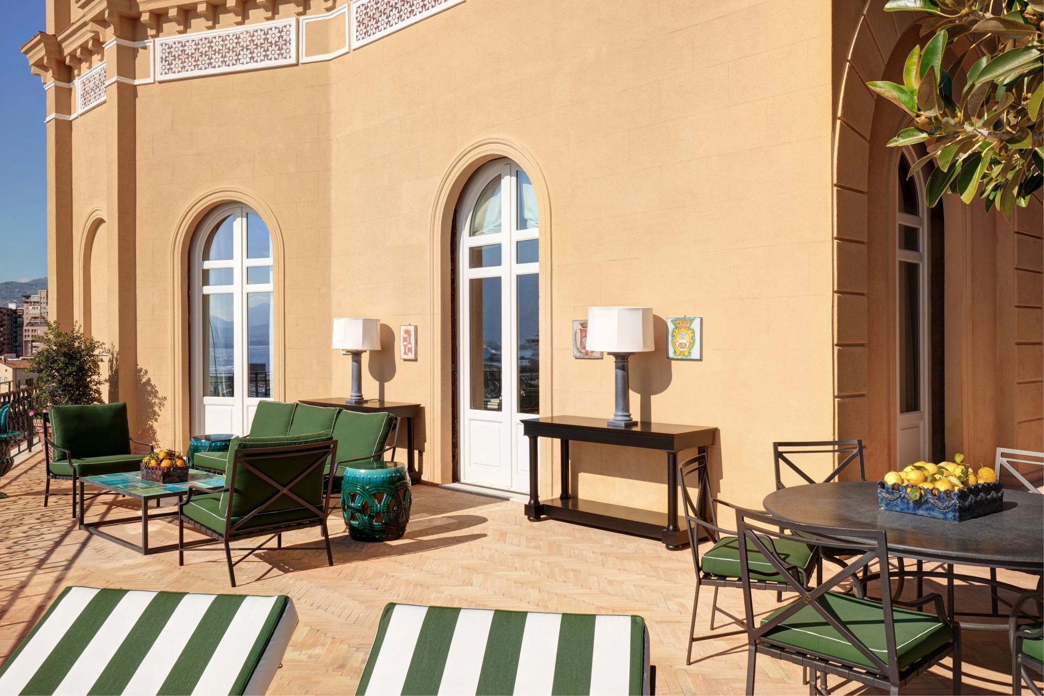 Donna Franca Suite terraço privativo - terraço da suite – terraço mobiliado - terraço privativo