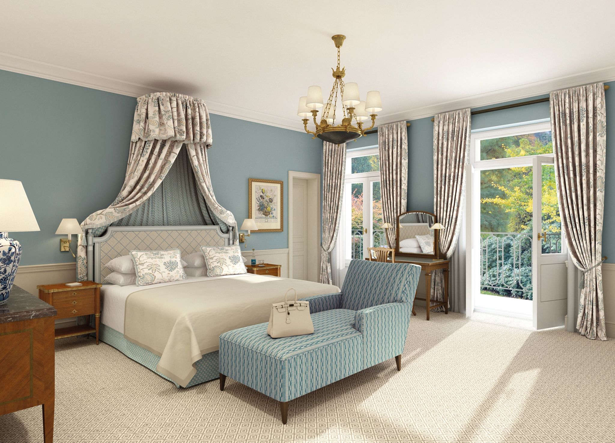 suite de luxo - vista parque - cama king-size