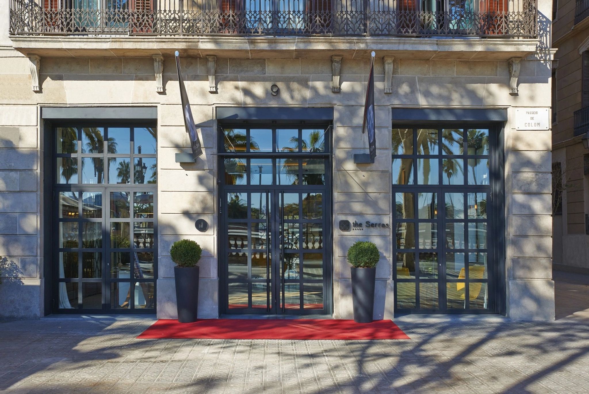 entrada do hotel - hotel de luxo - hotel centro de barcelona