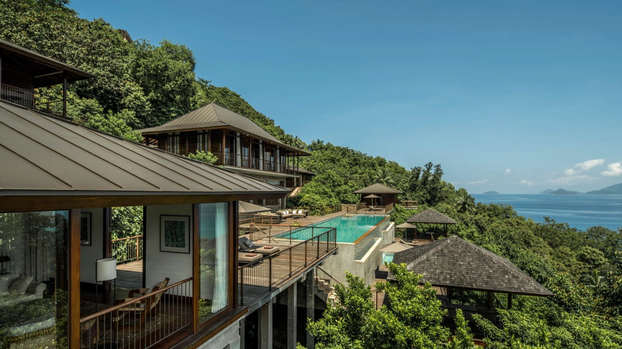 Four Bedroom Residence Villa vila na montanha -area externa - piscina privativa