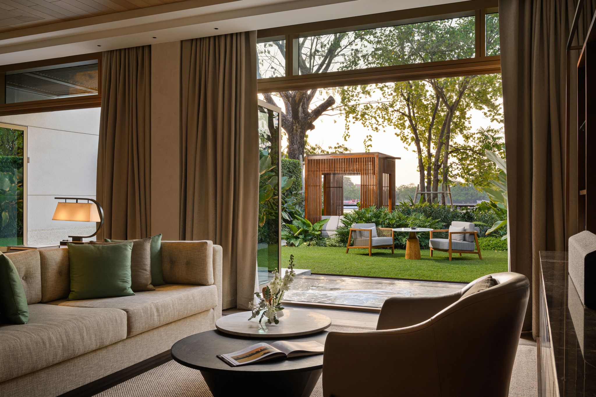 Villa sala vista jardins - vista jardim - paisagem natural