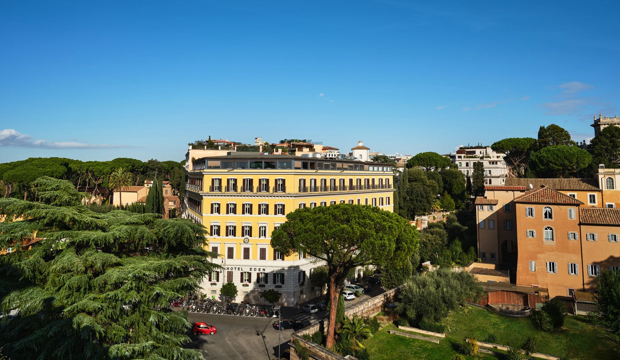 entrada hotel eden - hotel eden - hotel bem localizado - hotel em roma