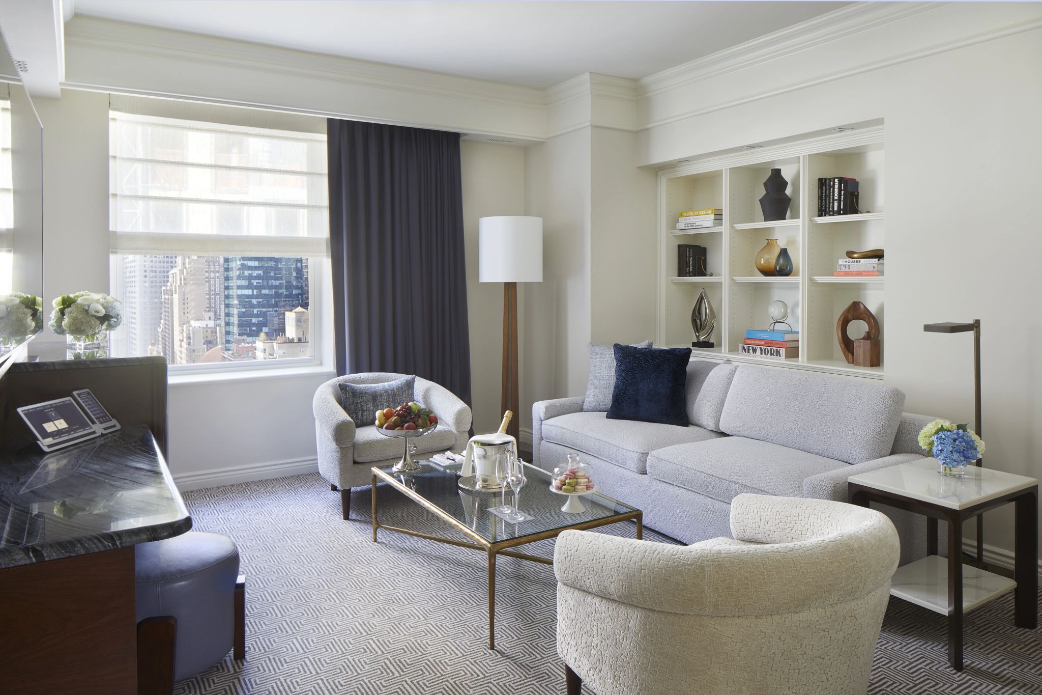 Executive Suite sala de estar - sofa cama – sala de tv – design de luxo