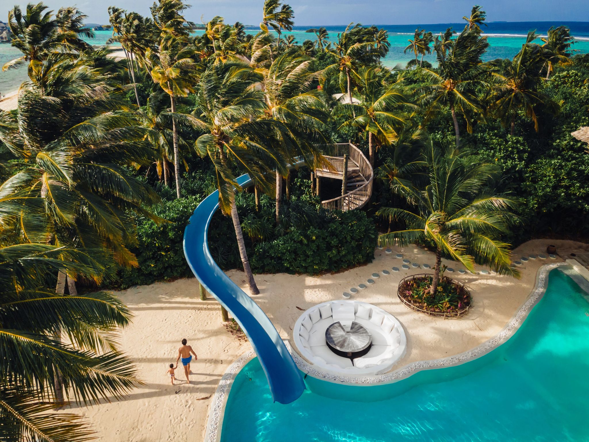 Piscina familiar do hotel piscina familiar - piscina com toboagua - piscina externa