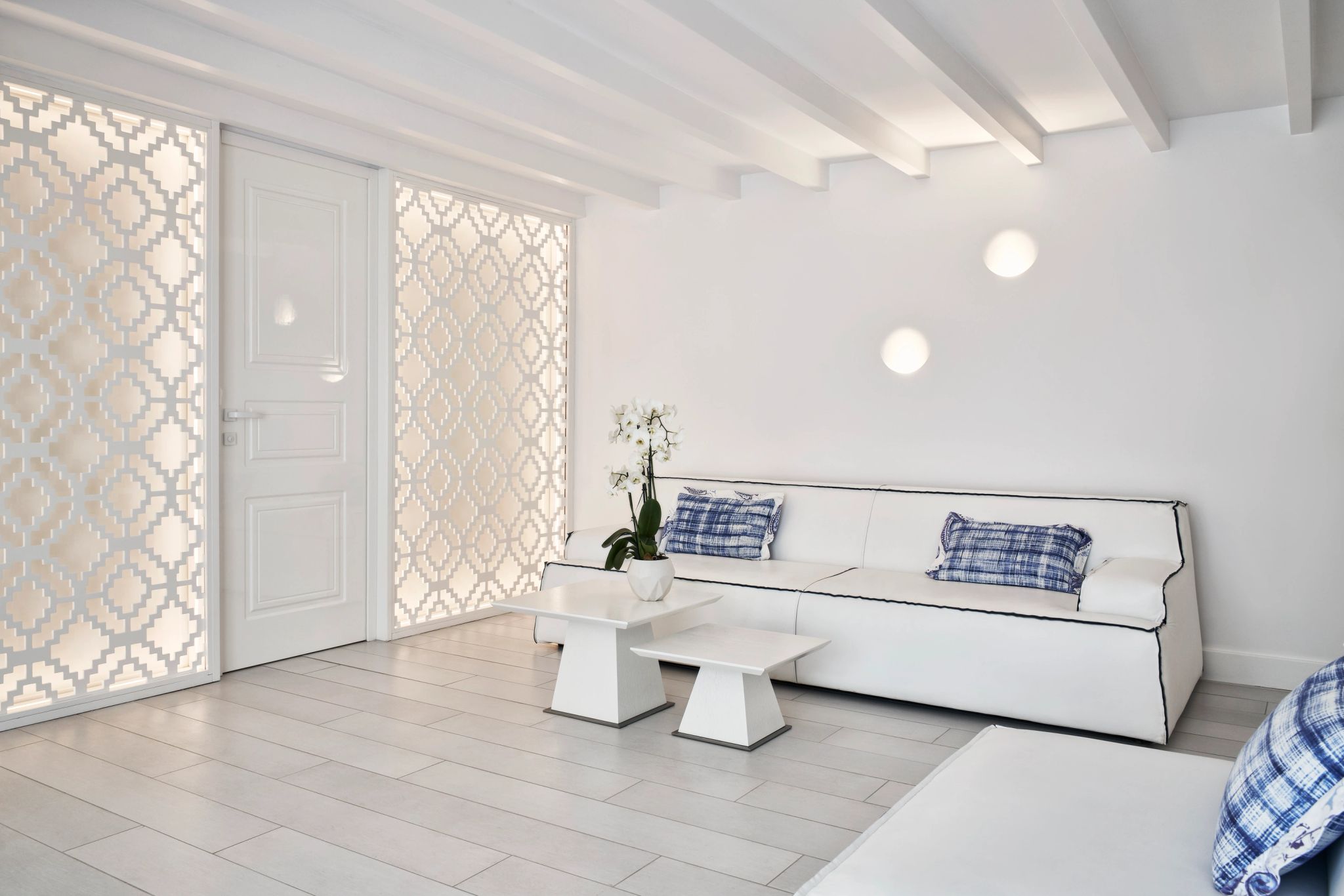 Master Suite Private Pool Sea View sala chique - sala ampla - design de luxo