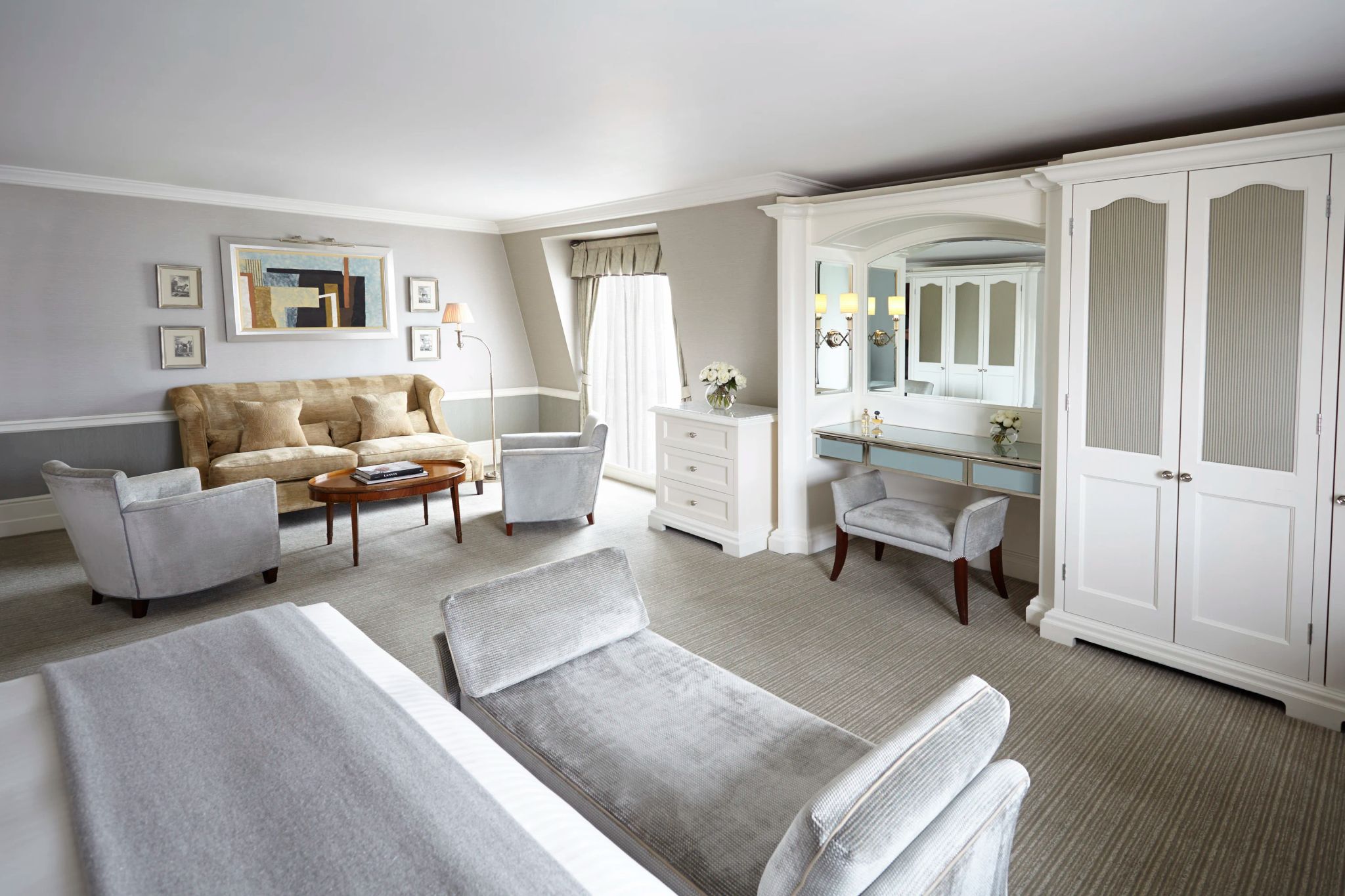 Deluxe Junior Suite suite com sala - sala aconchegante - moveis confortaveis