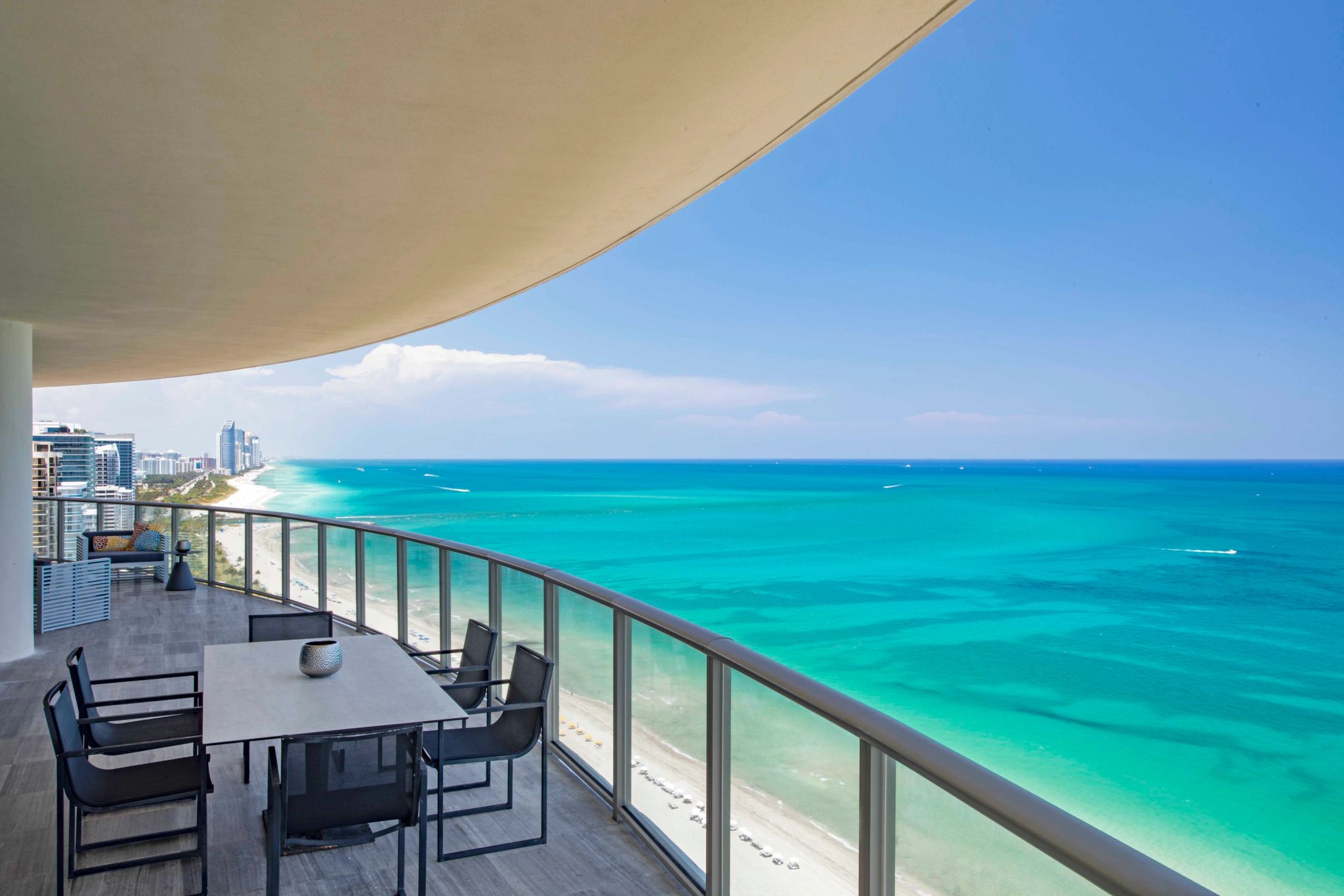 varanda frente mar - varanda vista mar - suite presidencial