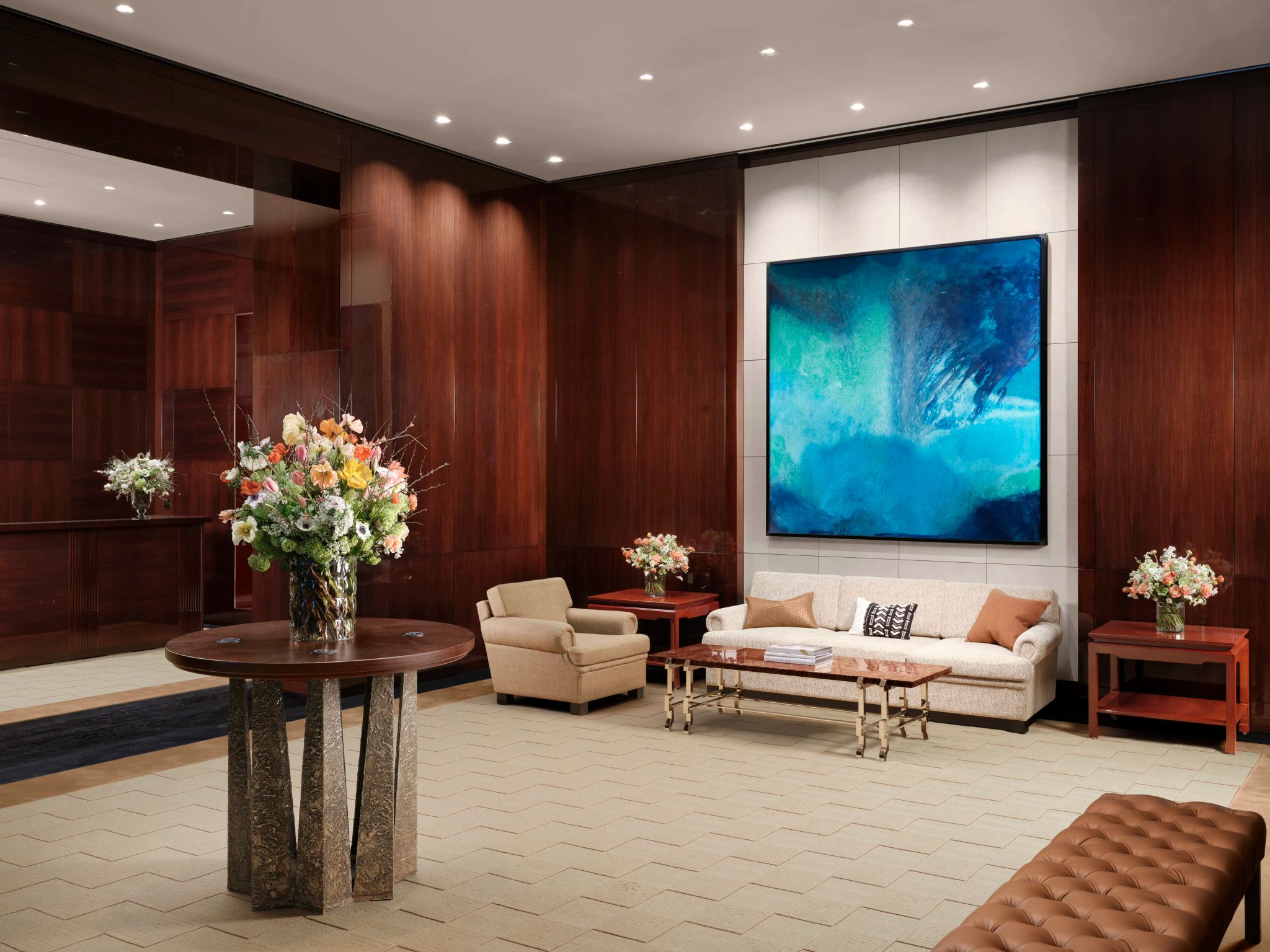 lobby hotel - recepção de luxo – saguao moderno