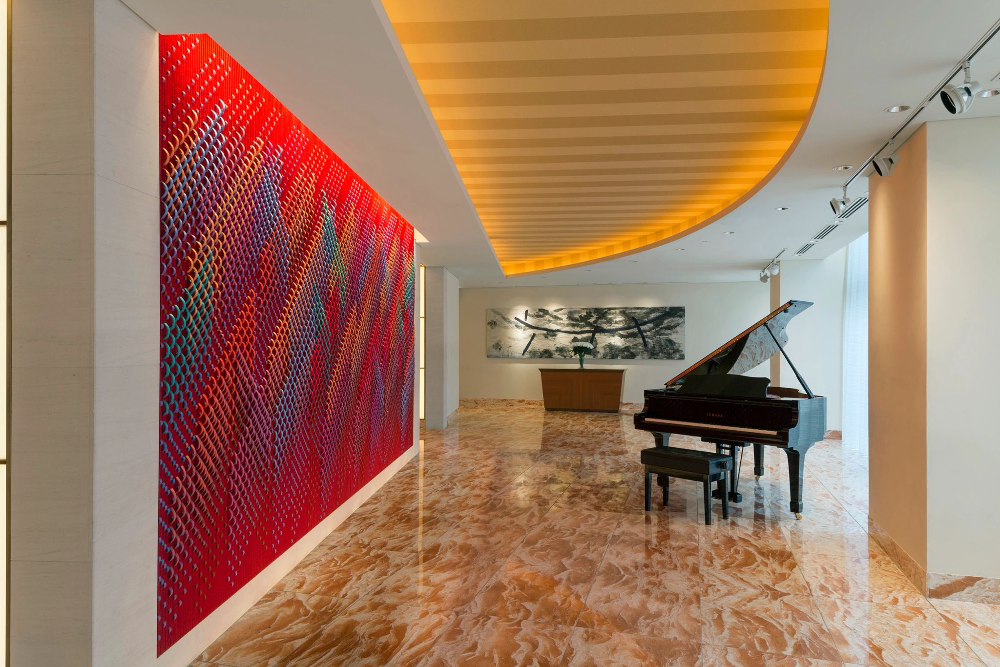 piano cauda longa - obra de arte - pintura abstrata - musica ao vivo