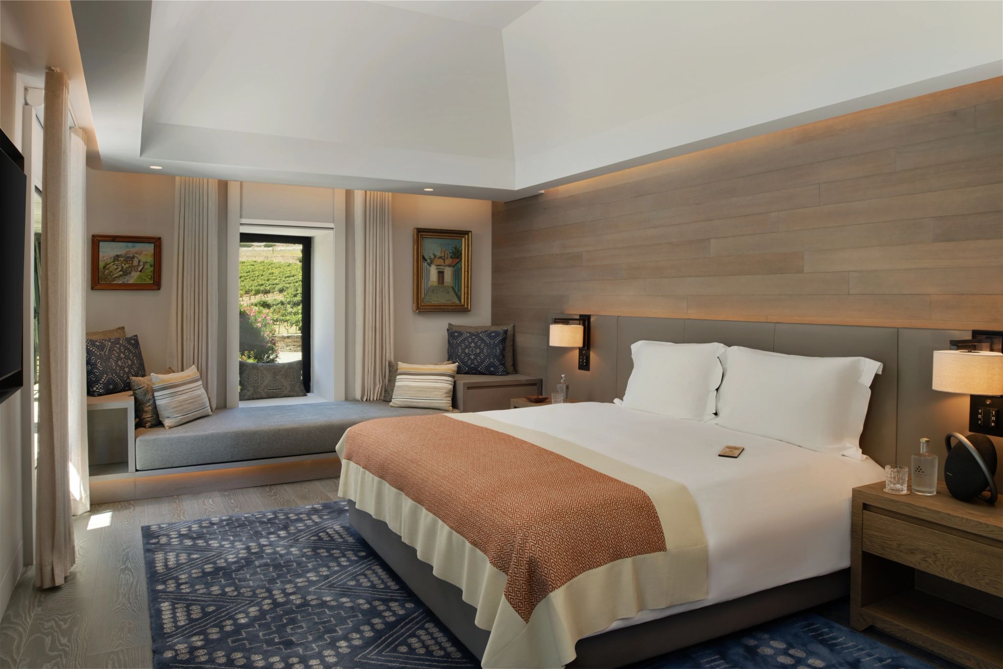 cama de casal - suite master - decoracao de luxo