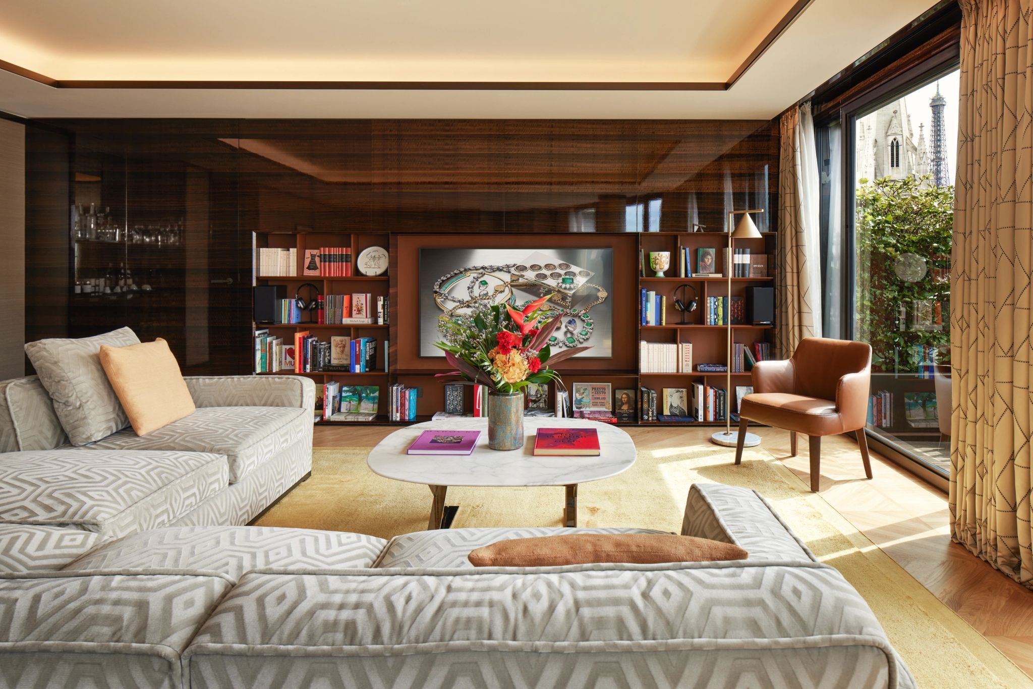 Bvlgari Suite II & IV sala de estar - sala moderna - suite com sala - sala chique