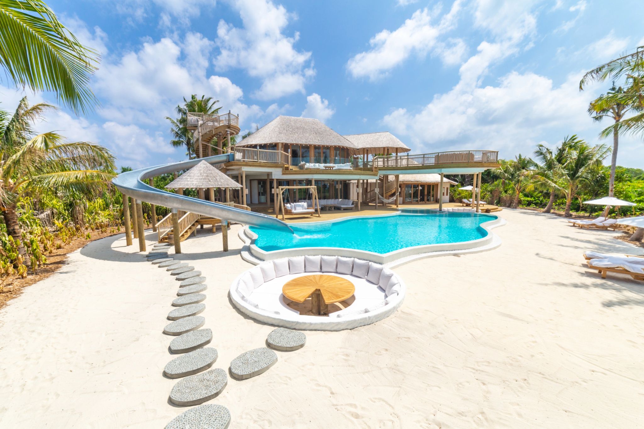 Three Bedroom Island Reserve Slide piscina externa - piscina privativa - vila com piscina