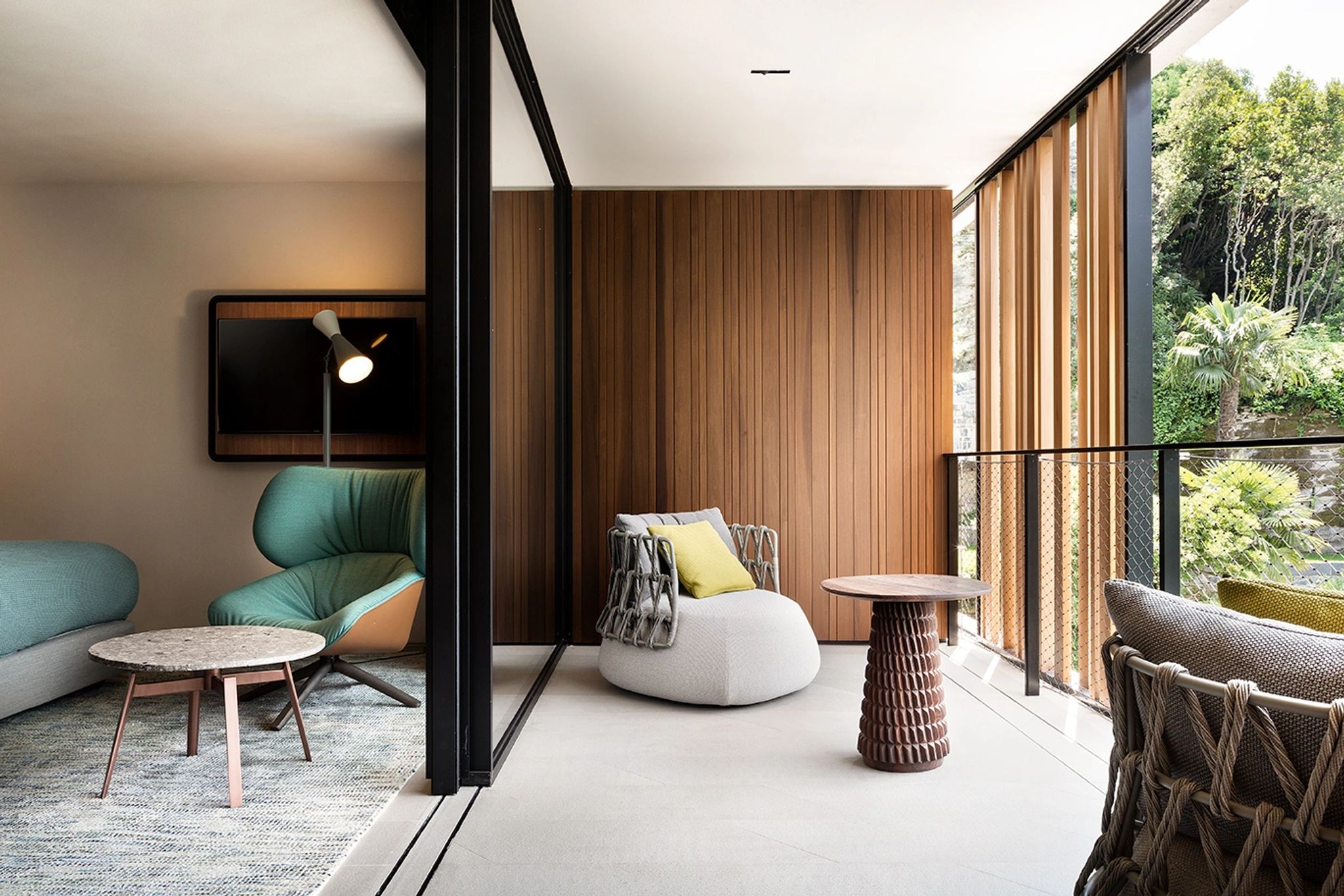 Lake Suite suite com terraço - decoraçao luxuosa – area de estar