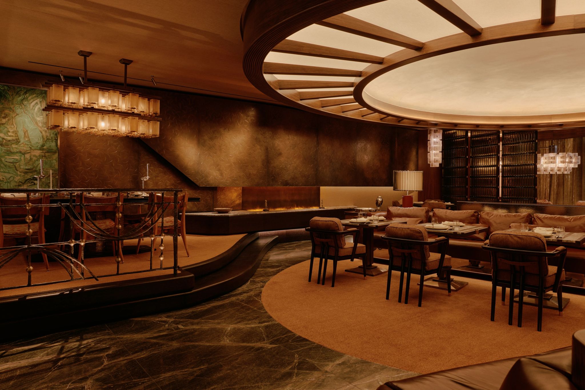 Restaurante PUR' de Jean-François Rouquette arquitetura de luxo – culinaria local – chef premiado