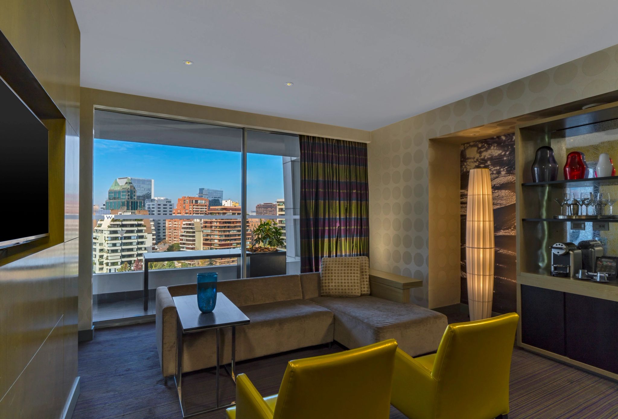 Marvelous Suite sala com vista – sala hotel – sala suite