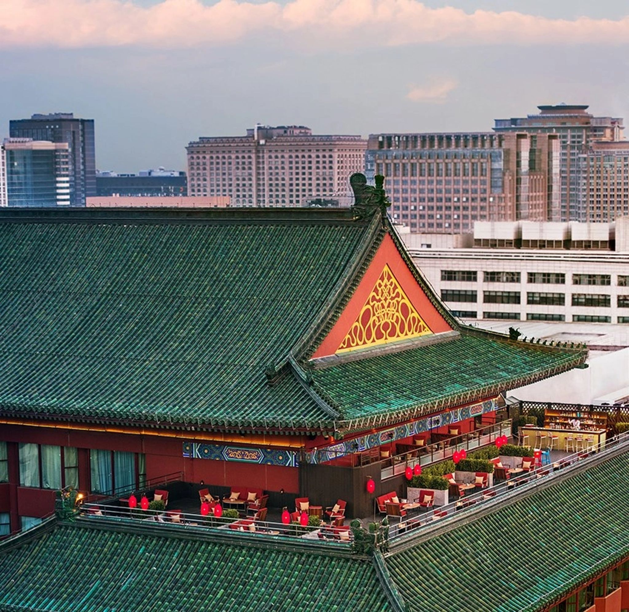 yun summer lounge – the peninsula beijing – restaurante com vista